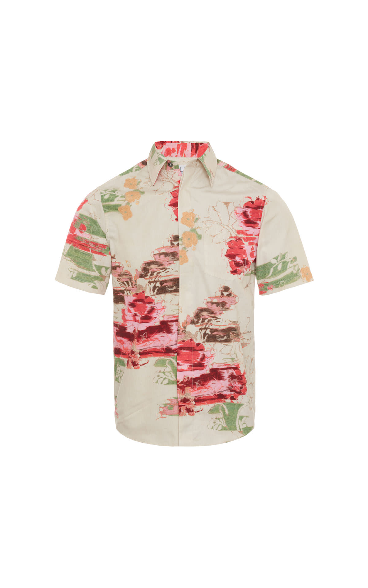 dunhill Abstract floral cotton shirt from Bicester Village