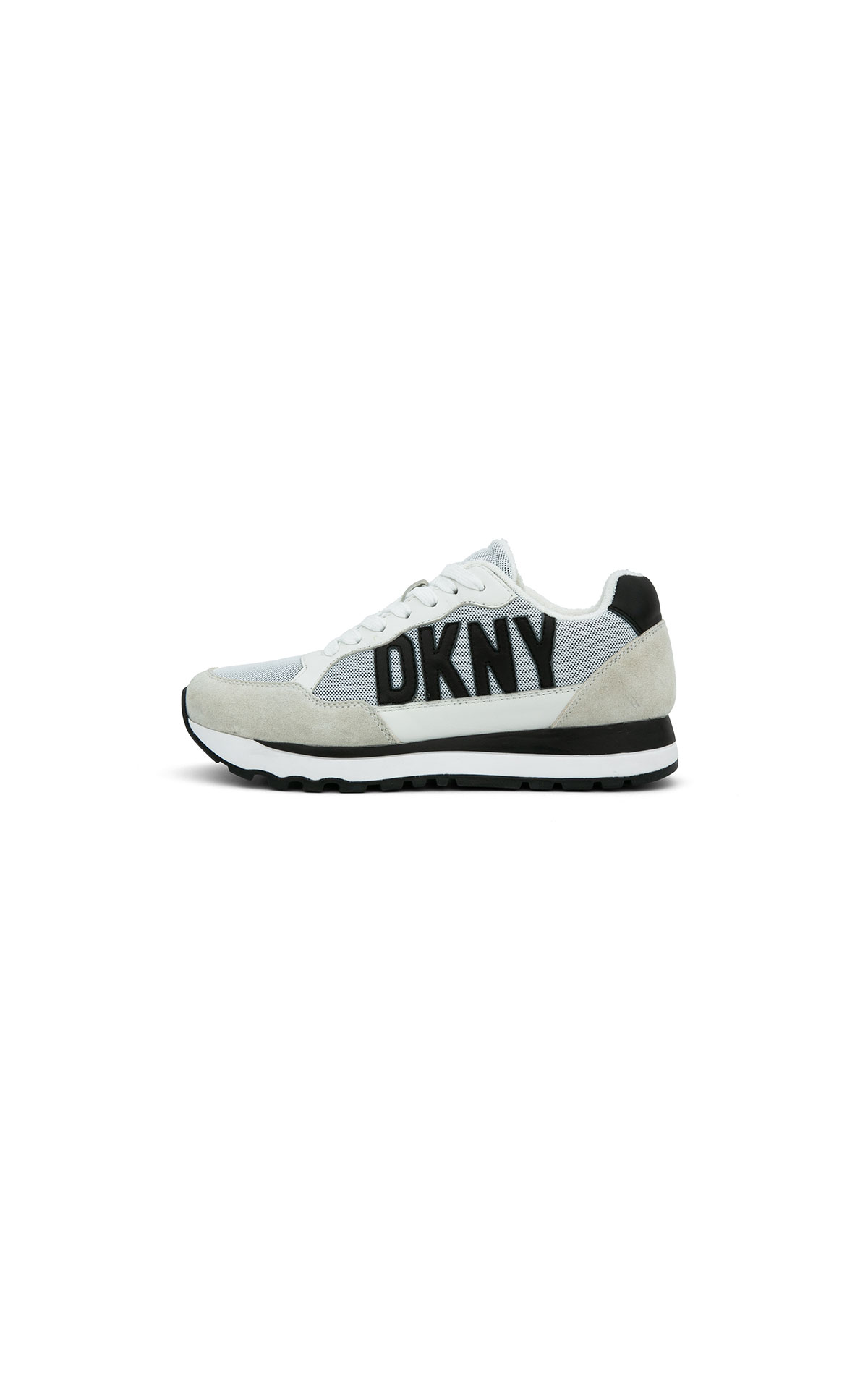 DKNY Exploded logo retro sneaker from Bicester Village