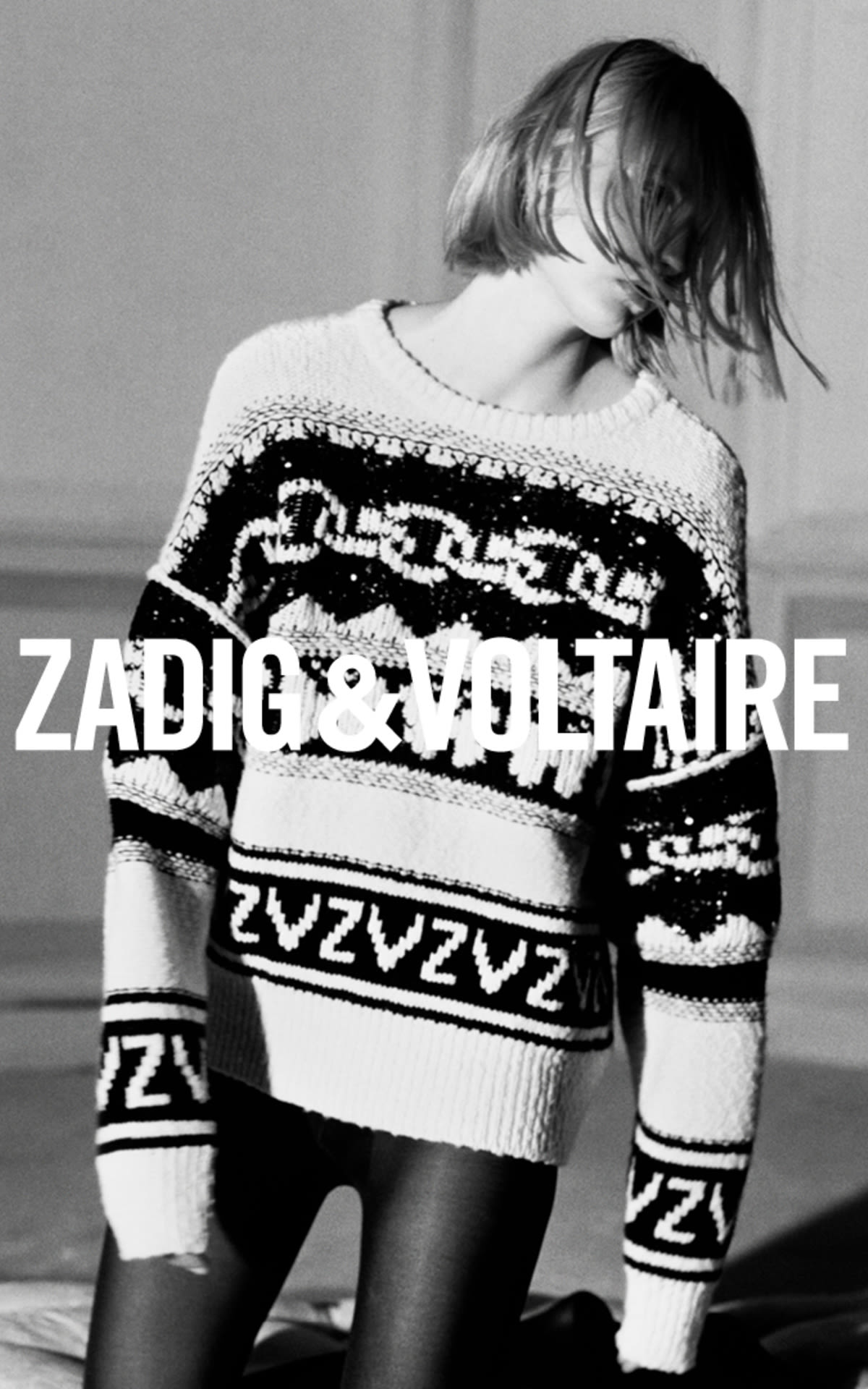 Dos modelos con ropa Zadig&Voltaire