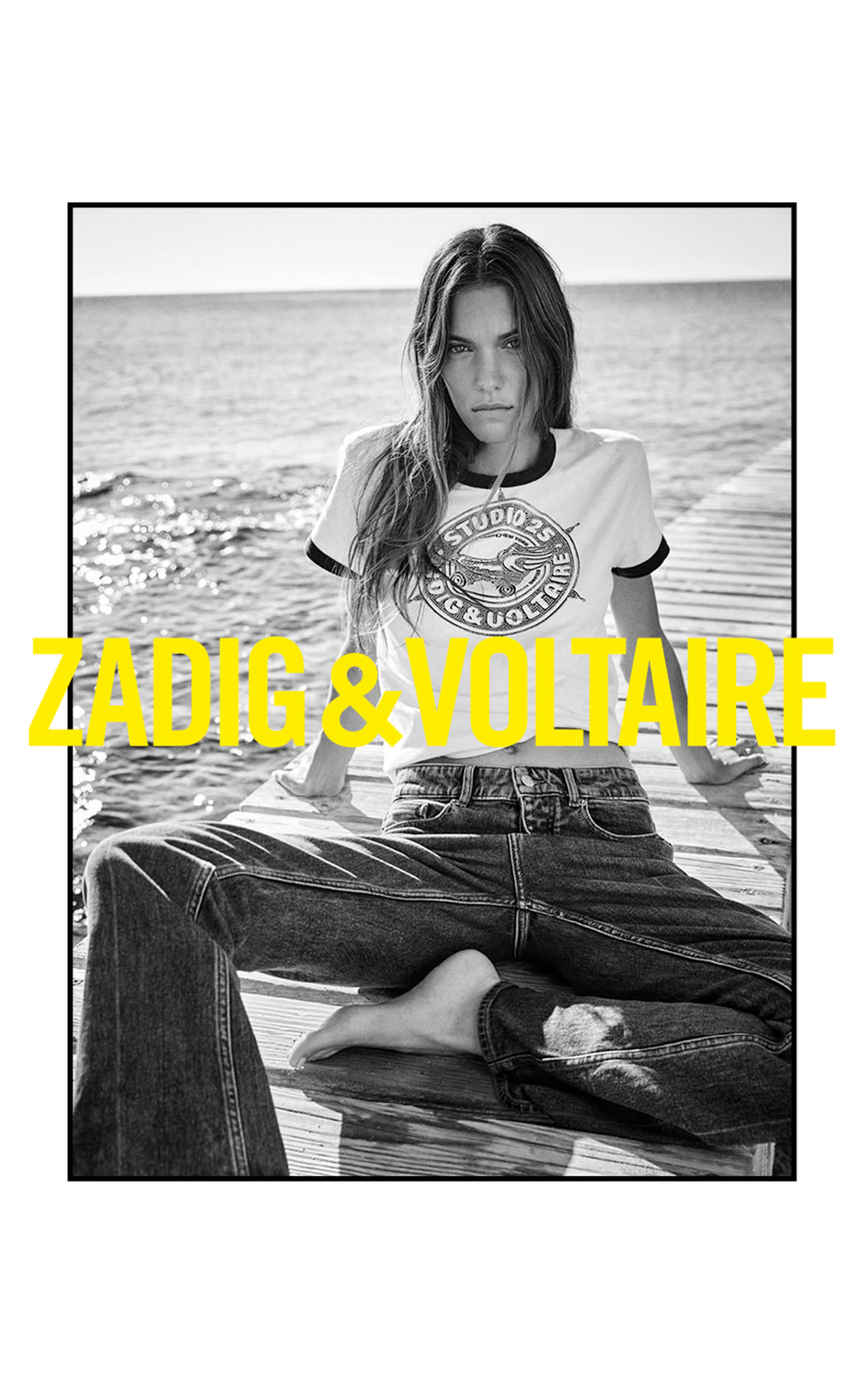 Two models wearing Zadig&Voltaire clothes