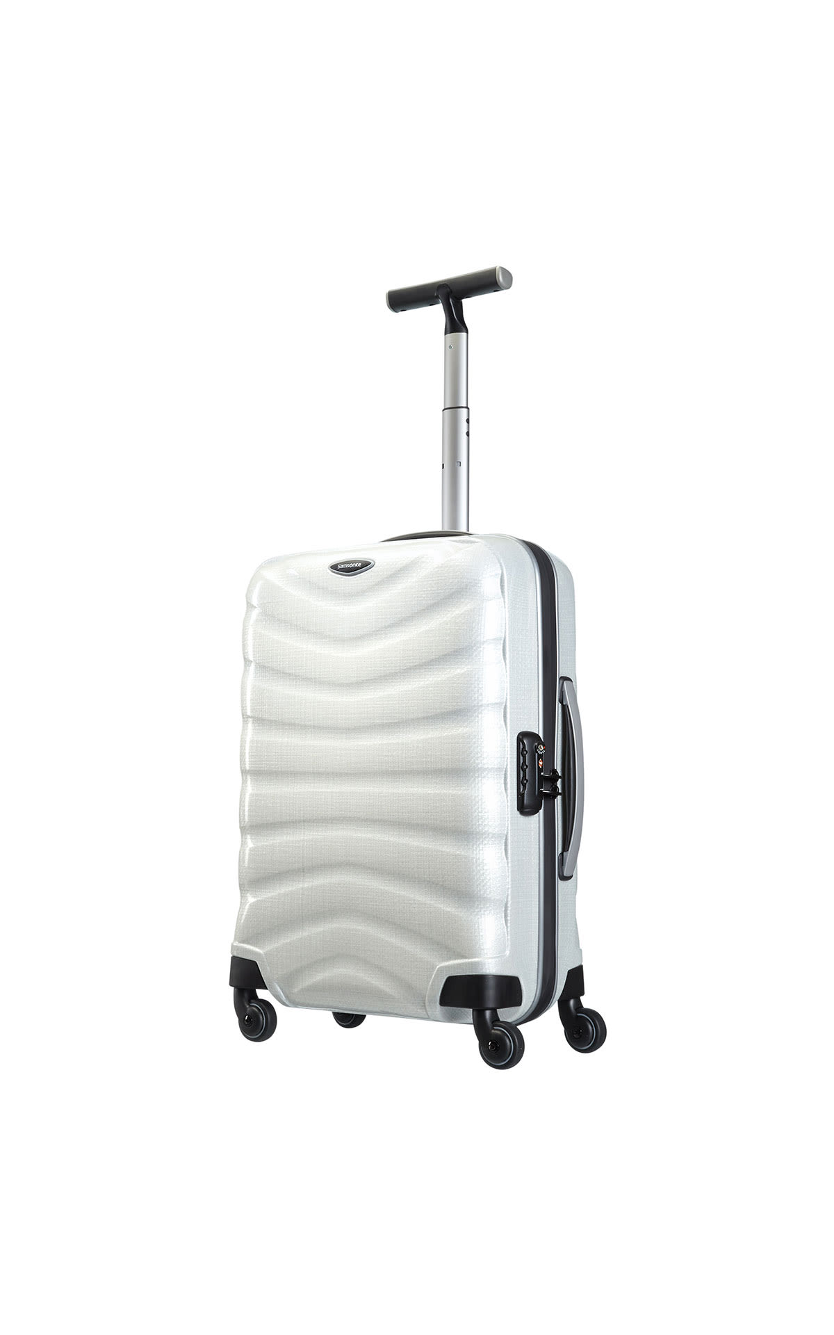 Firelite cabin suitcase white Samsonite