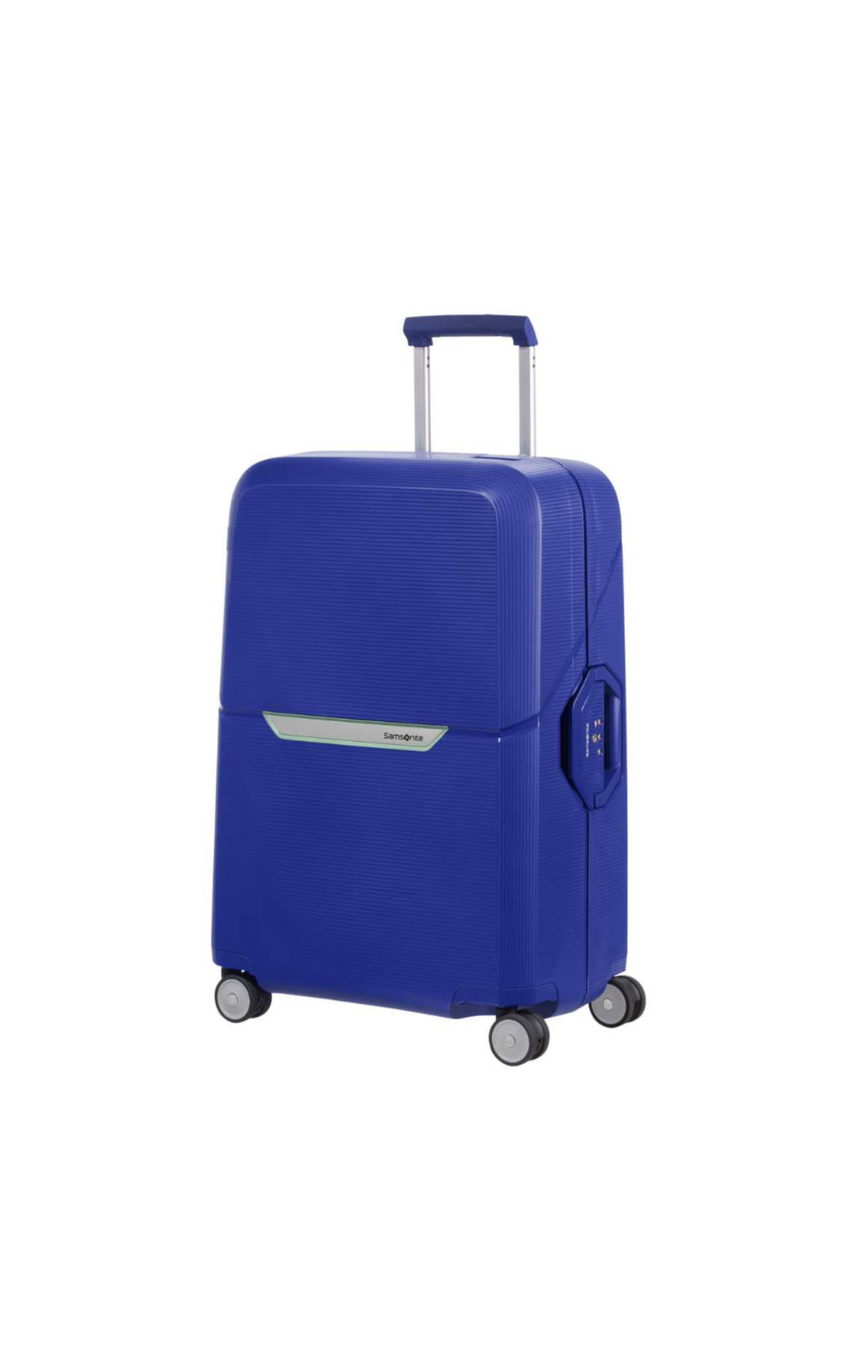 Magnum Spinner blue suitcase