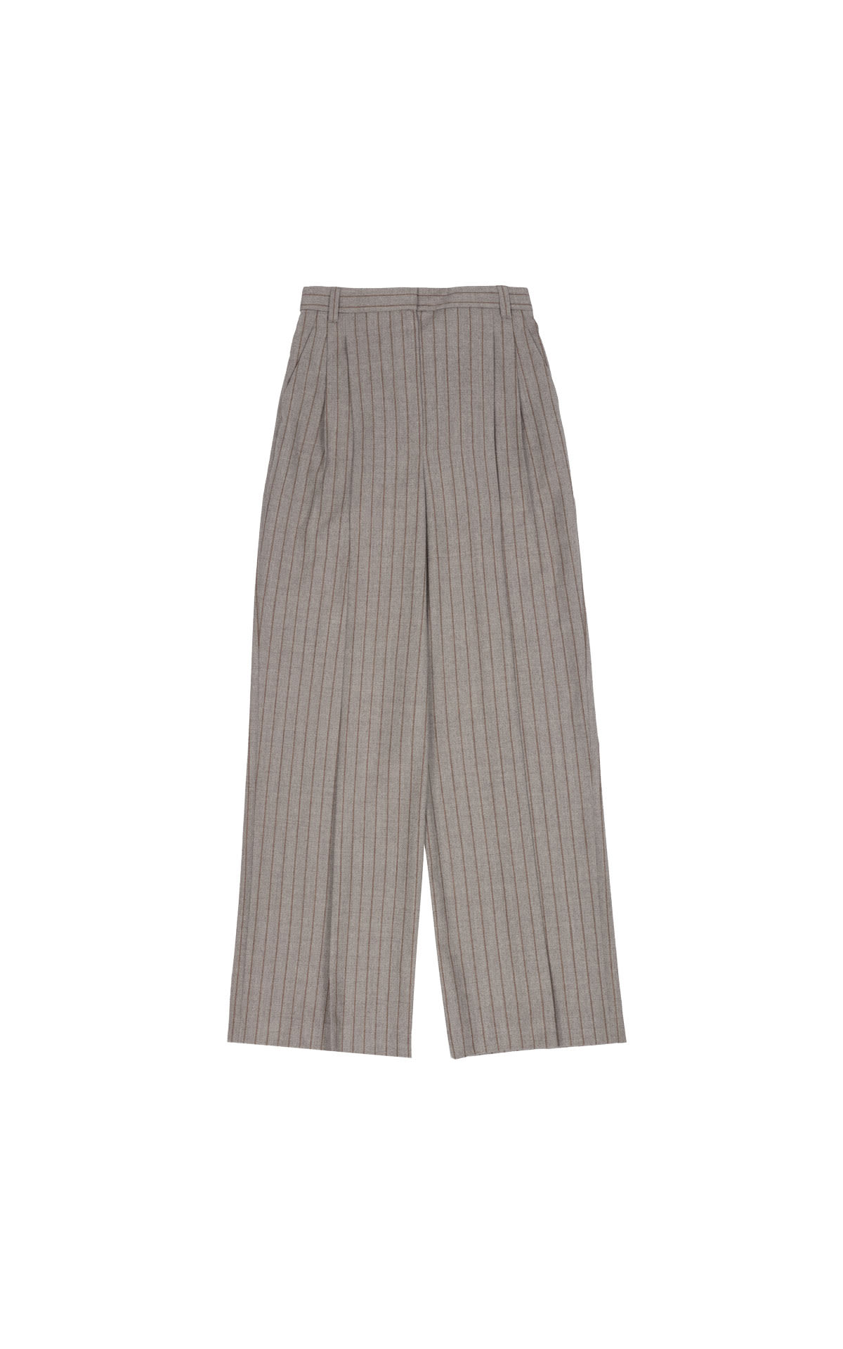 Brunello Cucinelli Pinstriped wide leg trousers from Bicester Village