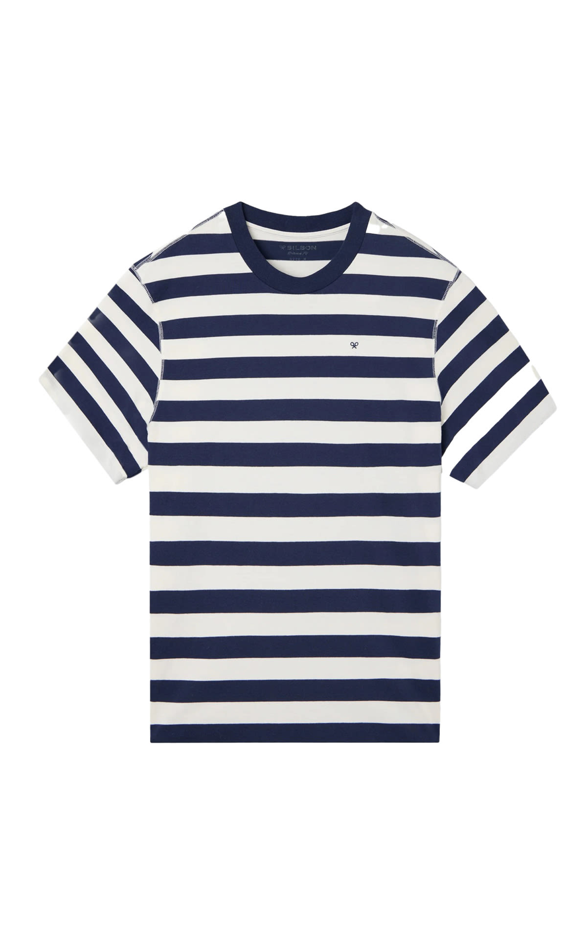 Navy blue nautical stripe t-shirt silbon outlet madrid las rozas village