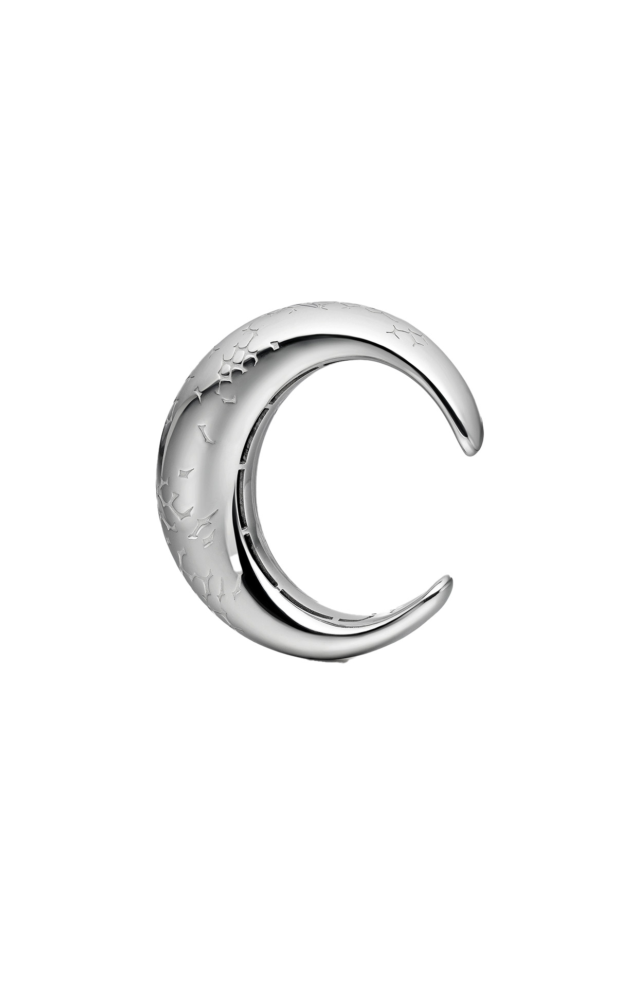 Buffalo Crescent Silver Ring  aritocrazy outlet madrid las rozas village