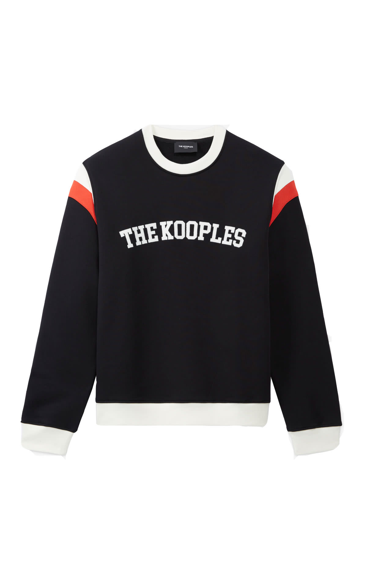 The Kooples Men's cropped fleece sweatshirt from Bicester Village
