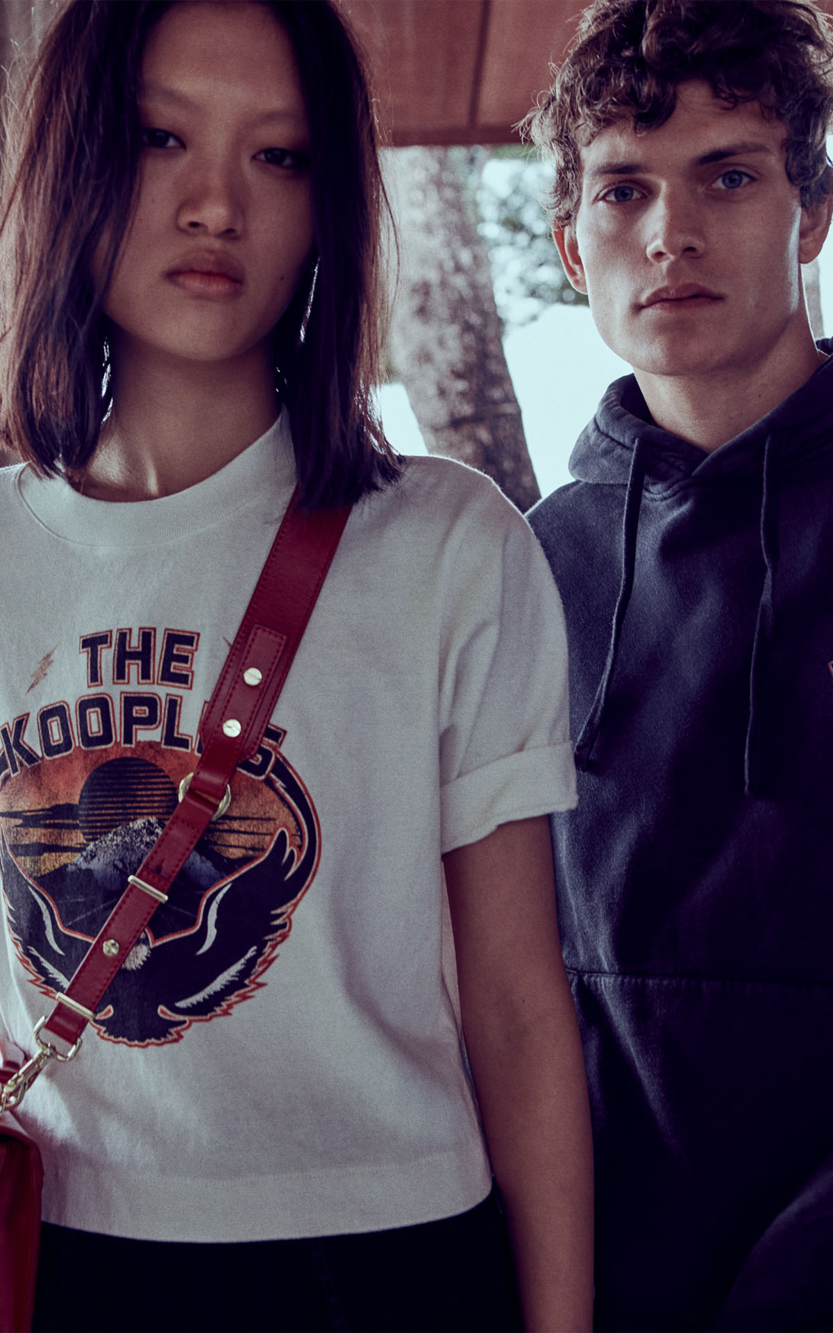 Couple with The Kooples clothes