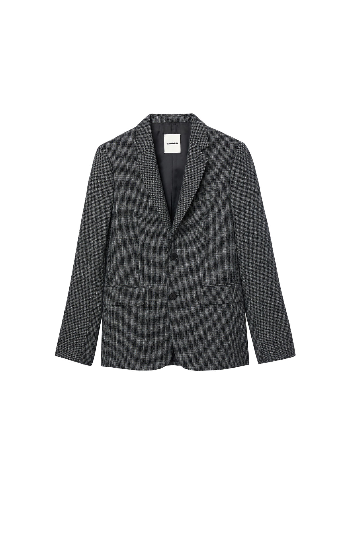 Grey blazer sandro outlet barcelona la roca village
