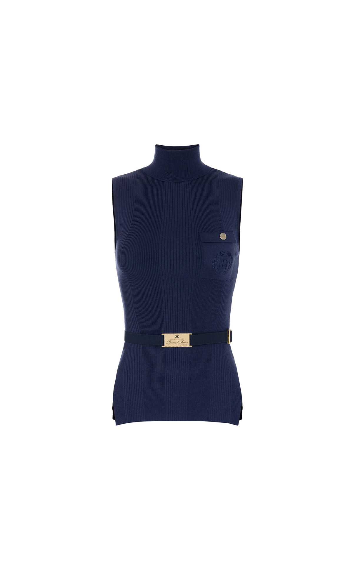 Fabiana Filippi blue waistcoat