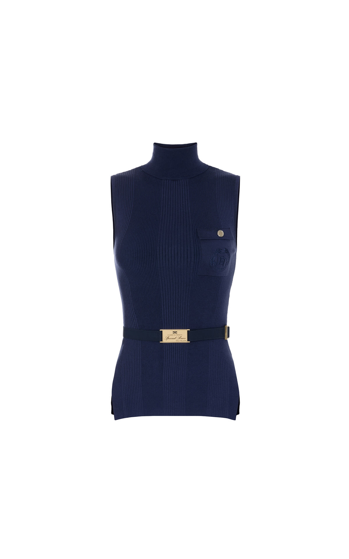 Fabiana Filippi blue waistcoat