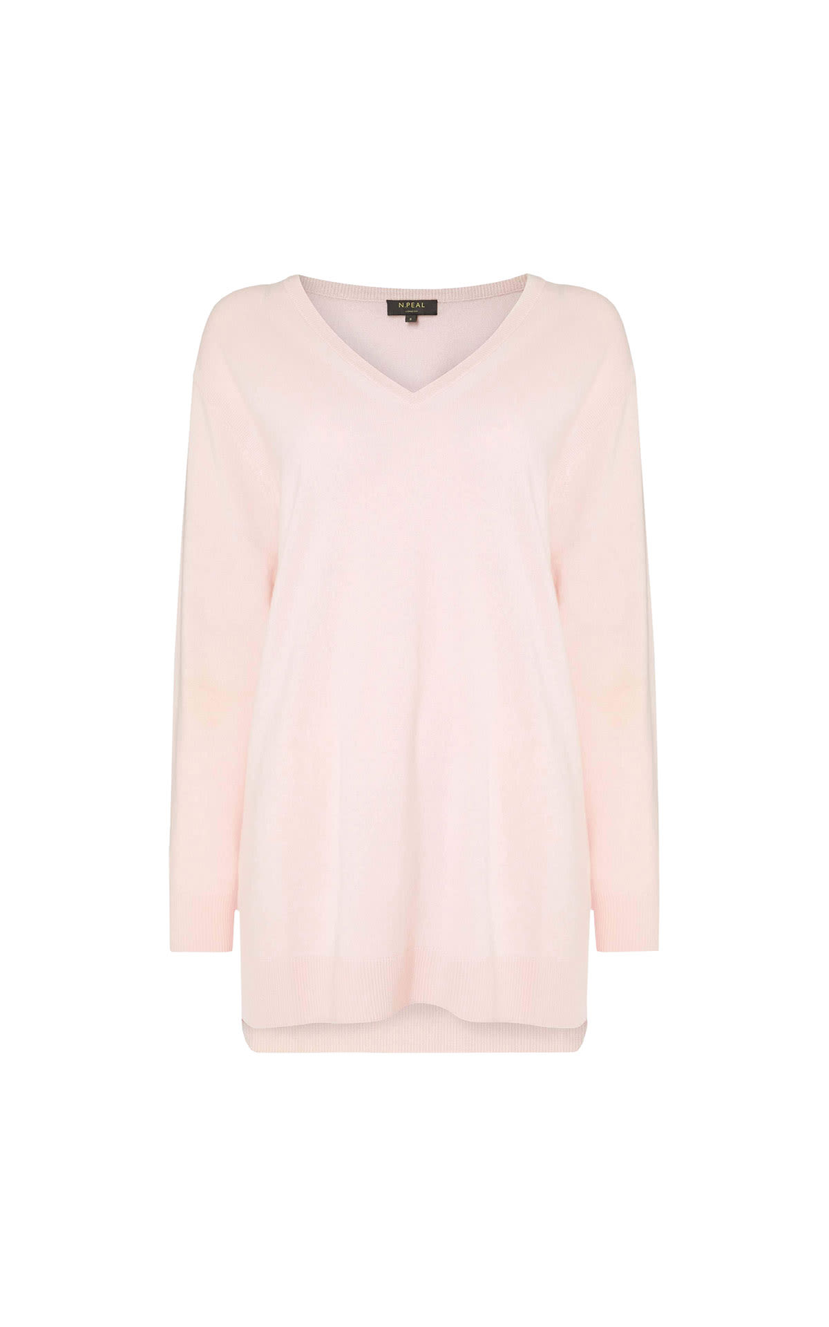 N.Peal Ladies v-neck longline sweater from Bicester Village