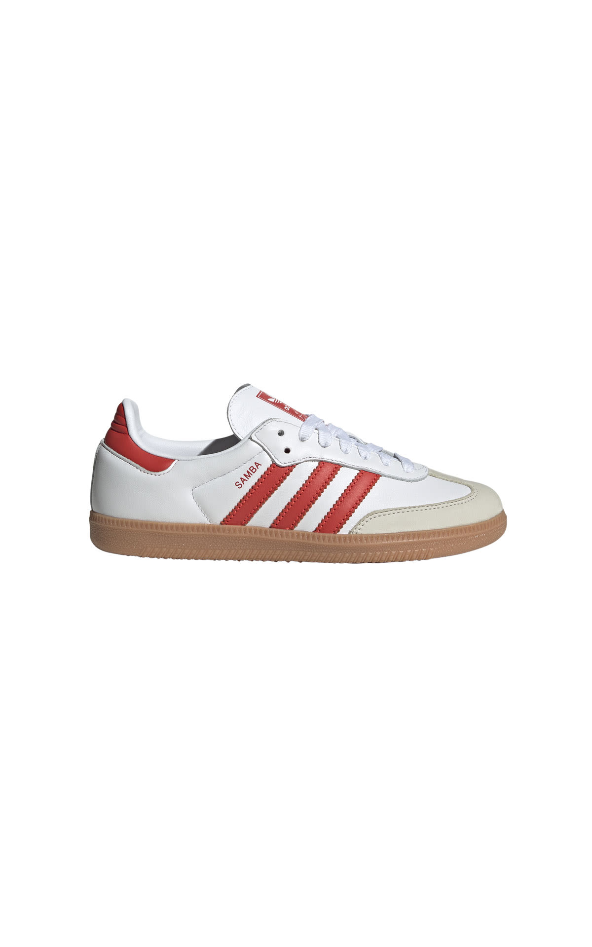 Adidas Samba og cloud white and solar red from Bicester Village