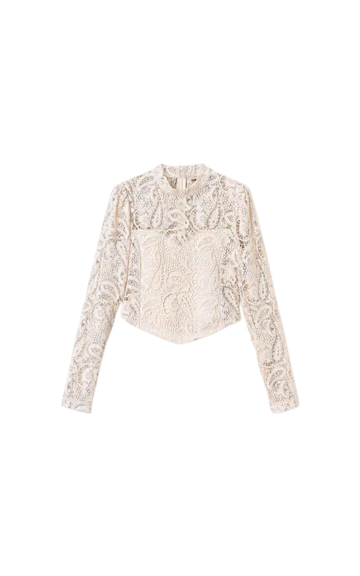 White knitwear twinset