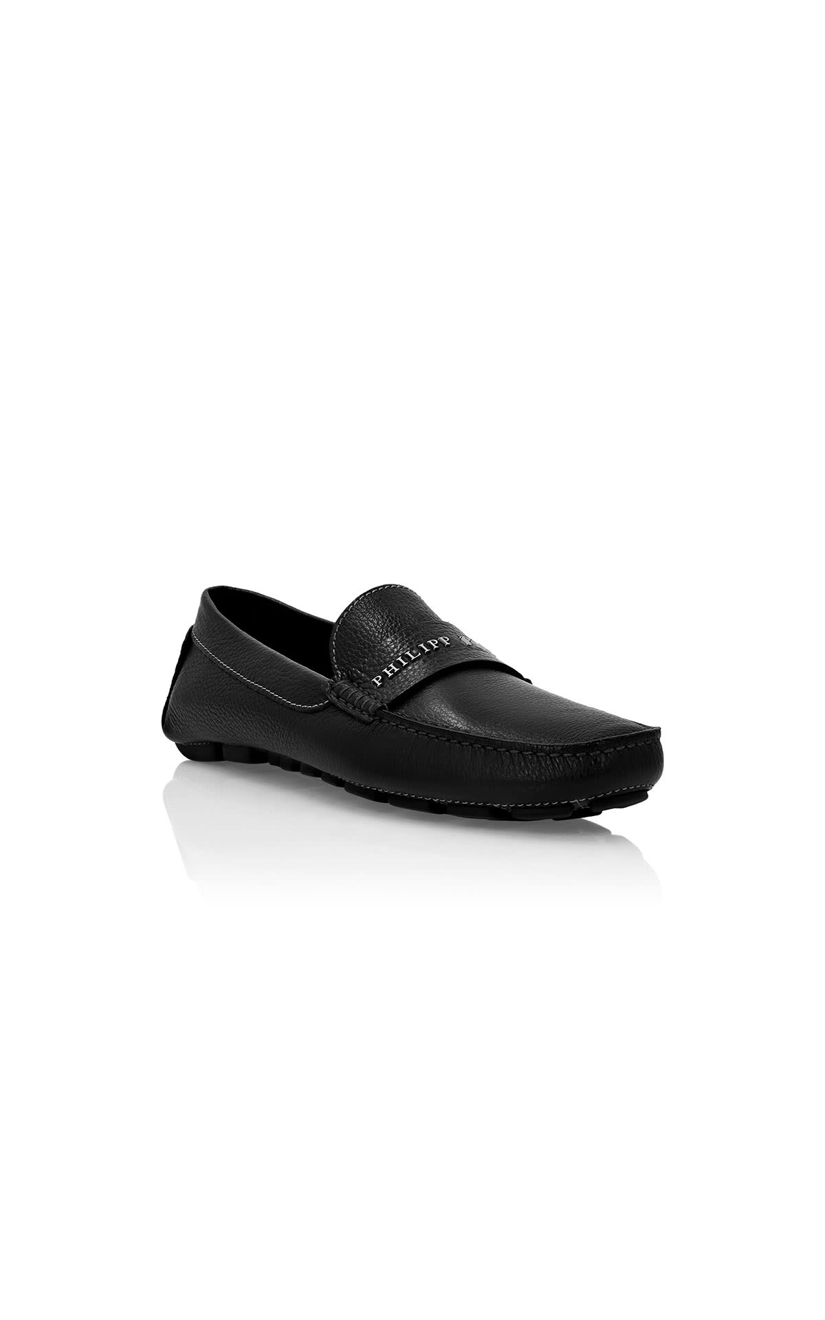 Philipp Plein Leather moccasin from Bicester Village