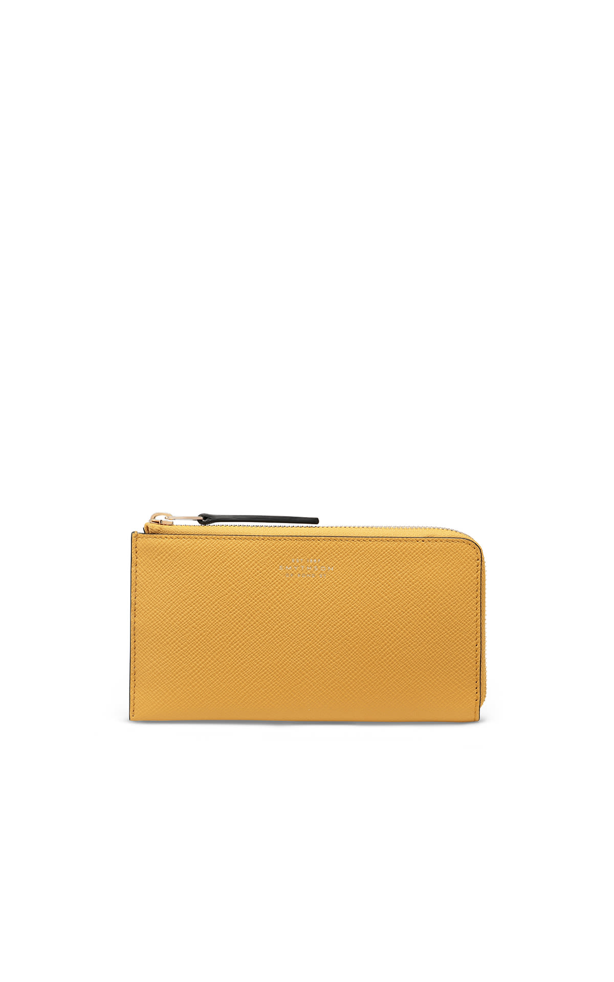 Smythson Panama purse pouch turmeric from Bicester Village