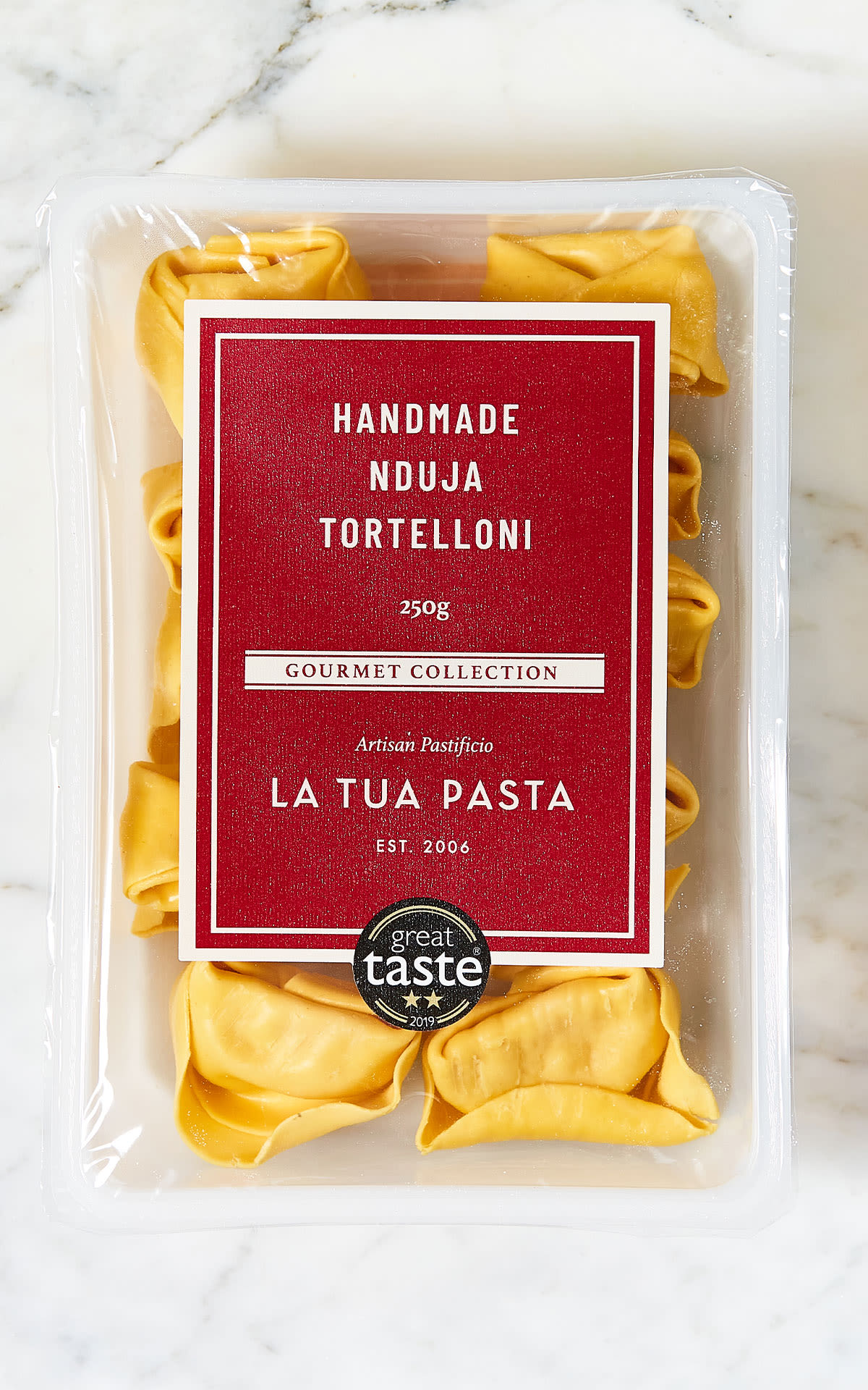 La Tua Pasta Nduja tortelloni from Bicester Village