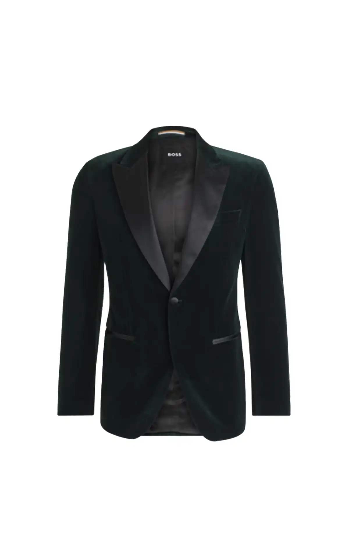 BOSS Veste de smoking en velours vert sapin La Vallée Village