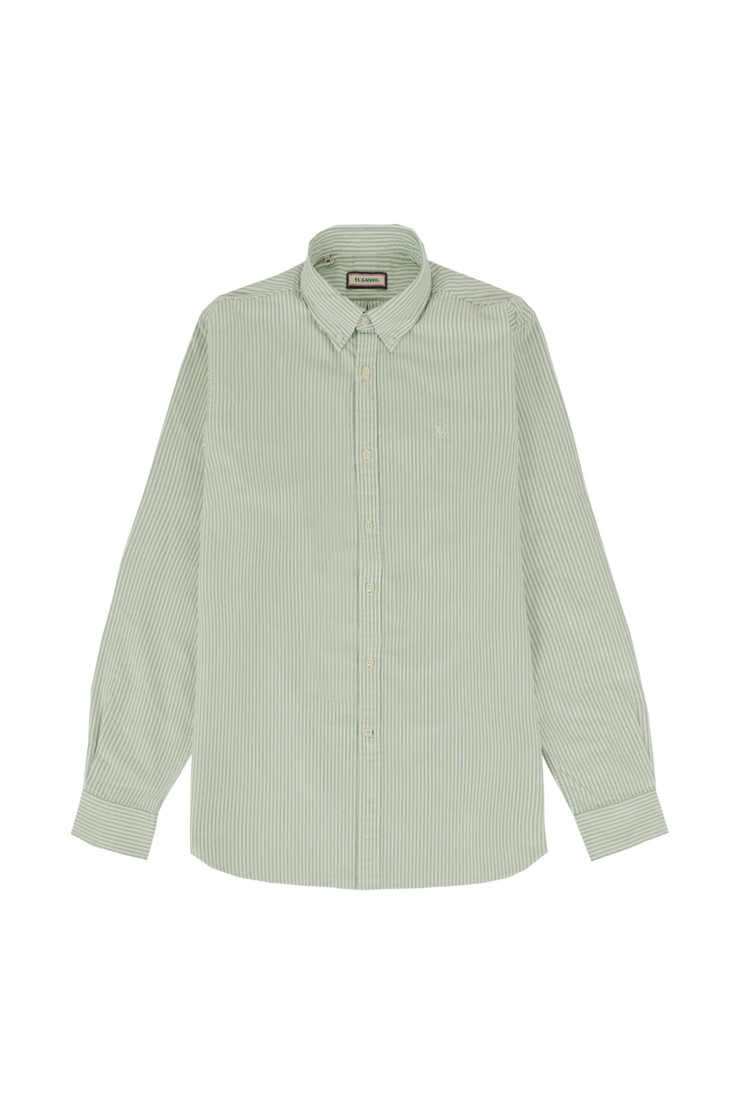 Camisa de rayas verdes y blancas el ganso outlet madrid las rozas village
