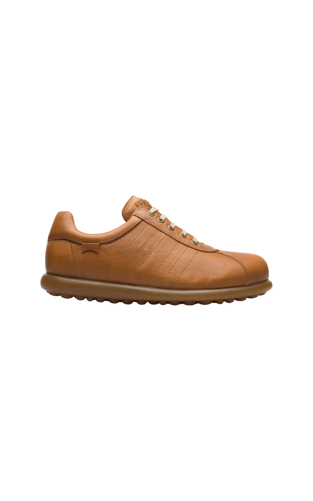 Men's brown leather sneaker camper