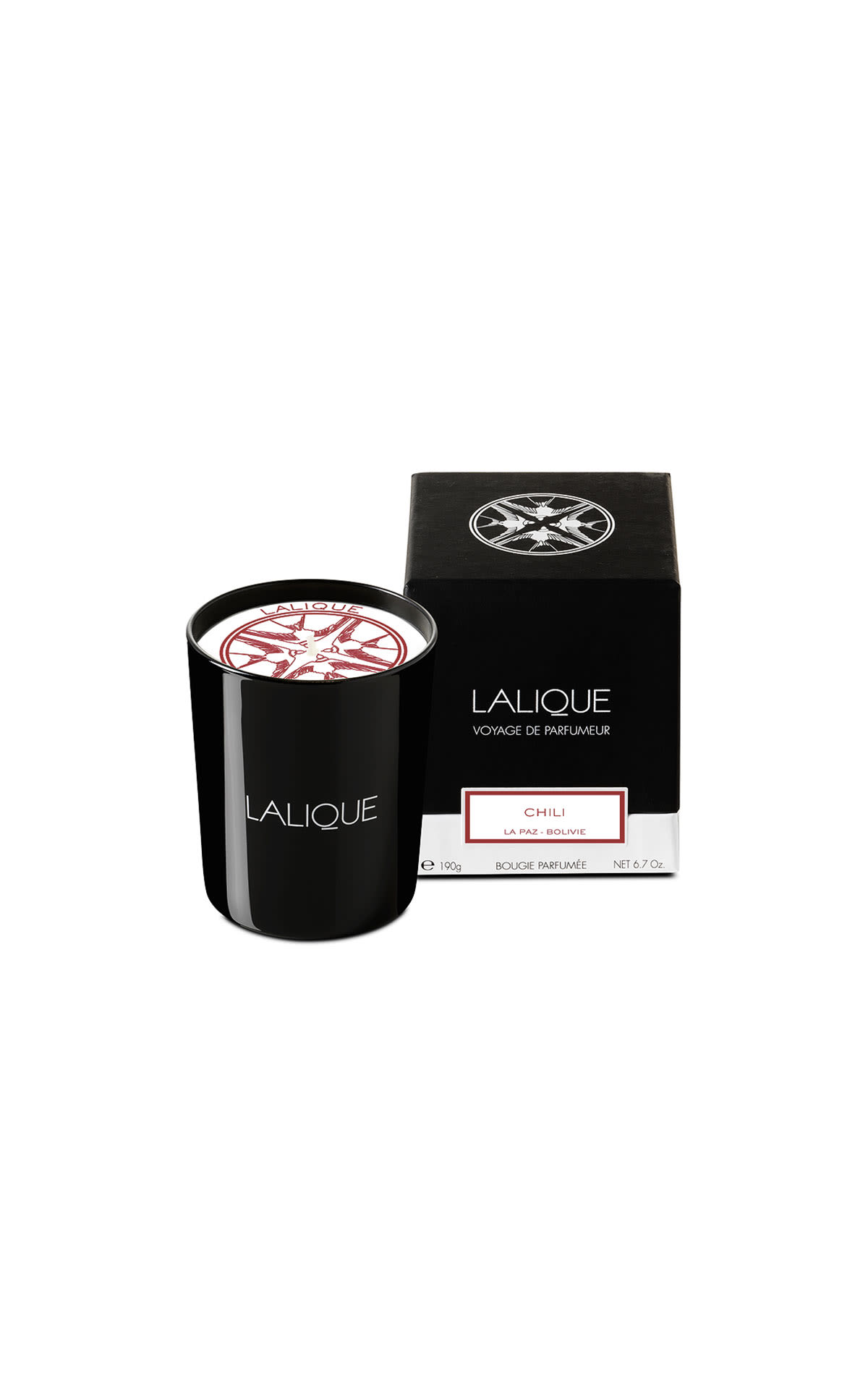 Lalique Chili safran osmanthus candle from Bicester Village