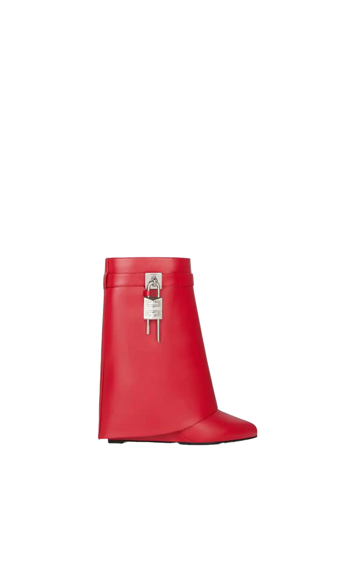 Givenchy Bottines Shark Lock rouges La Vallée Village