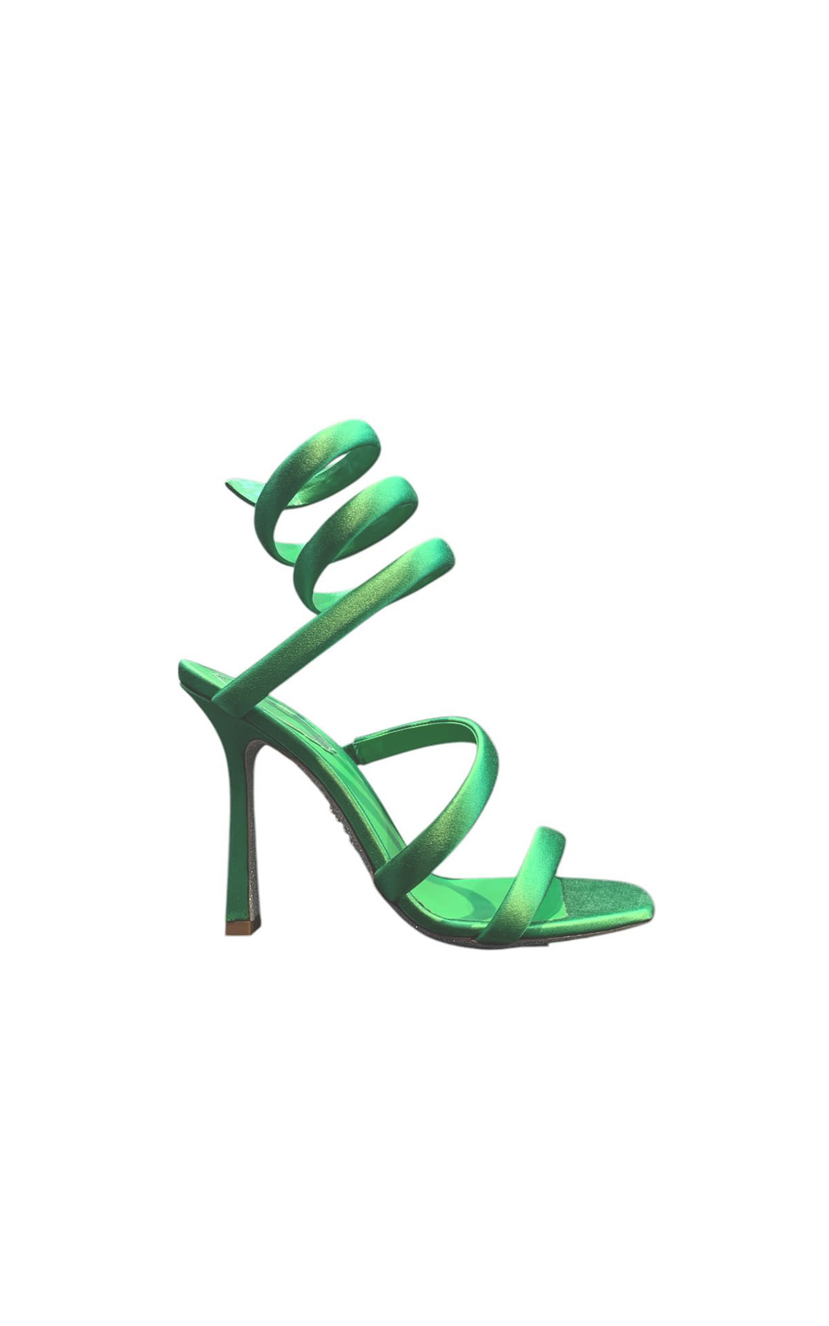 Rene Caovilla green sandal