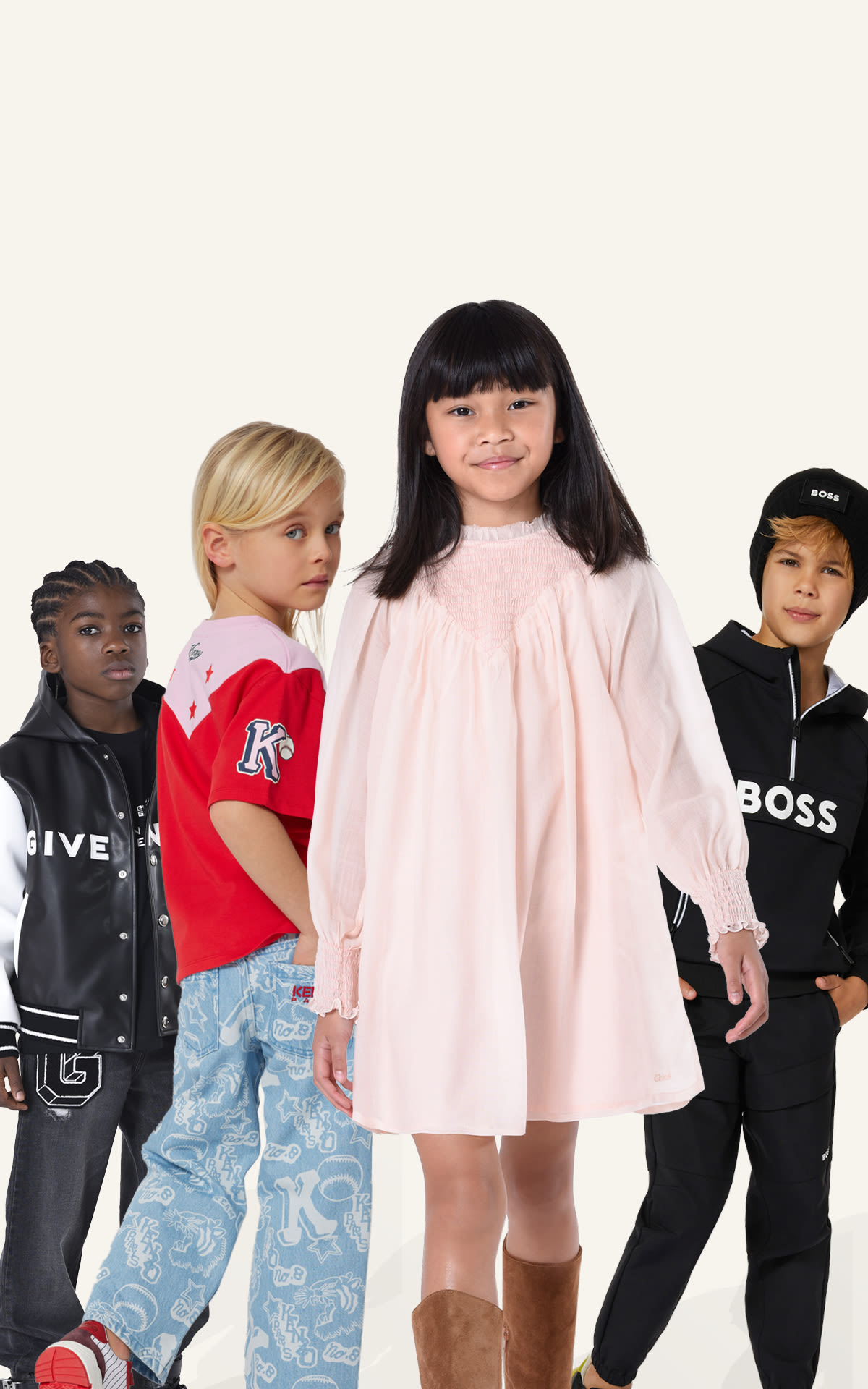 Children with Kids Around clothes