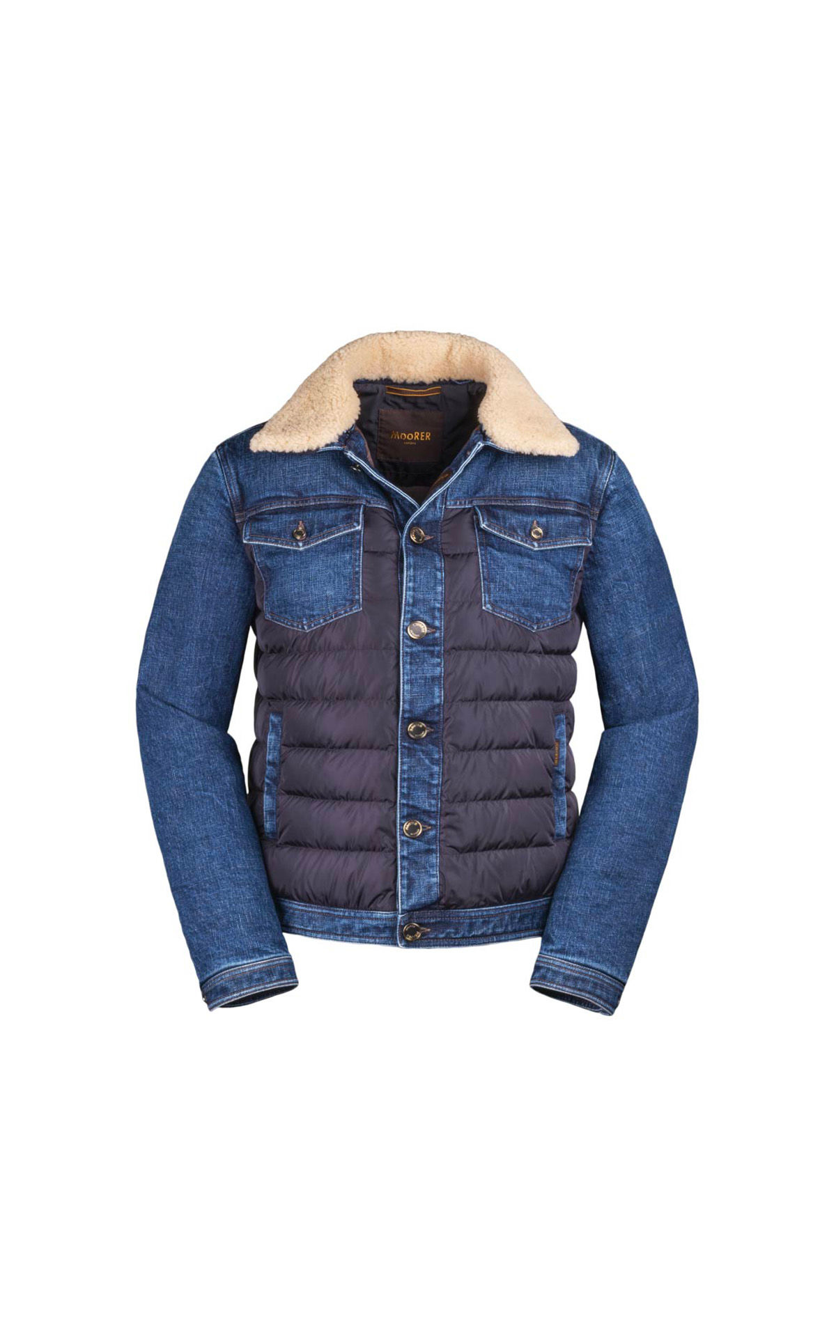 MOORER piumino blu