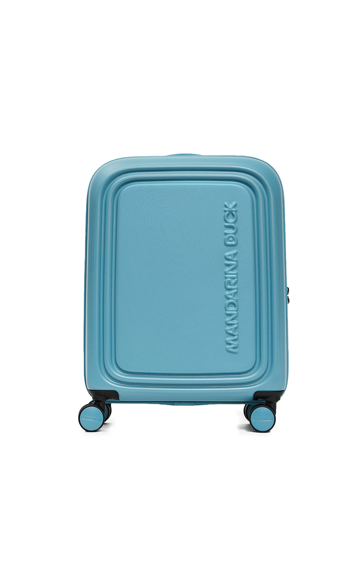 Mandarina Duck blue suitcase