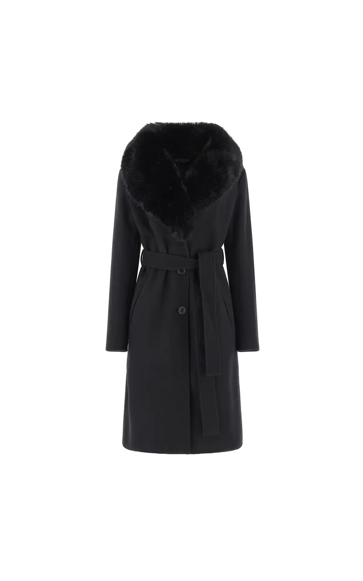 Guess Manteau long Simona noir La Vallée Village