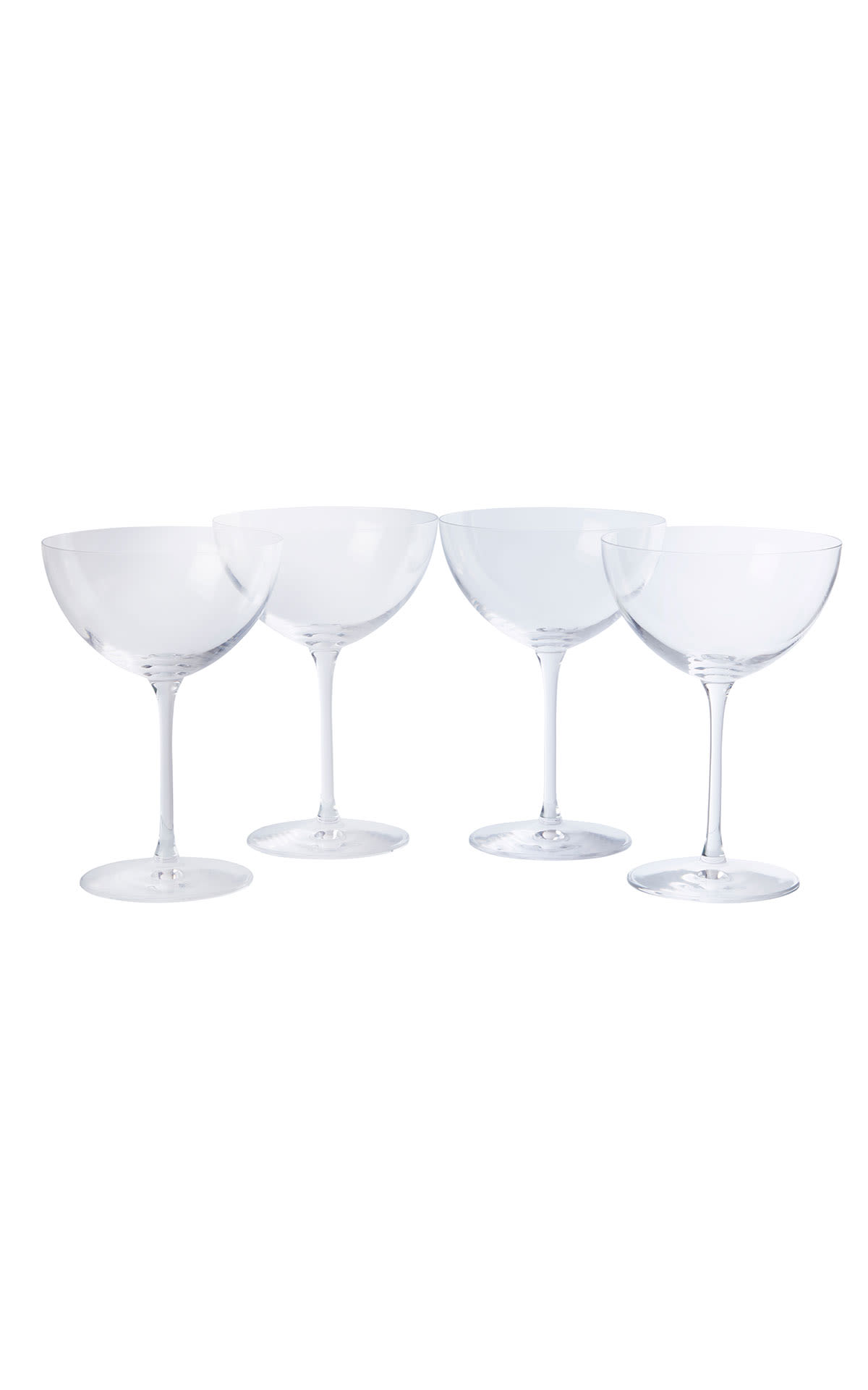 The White Company Champagne coupe glasses set from Bicester Village