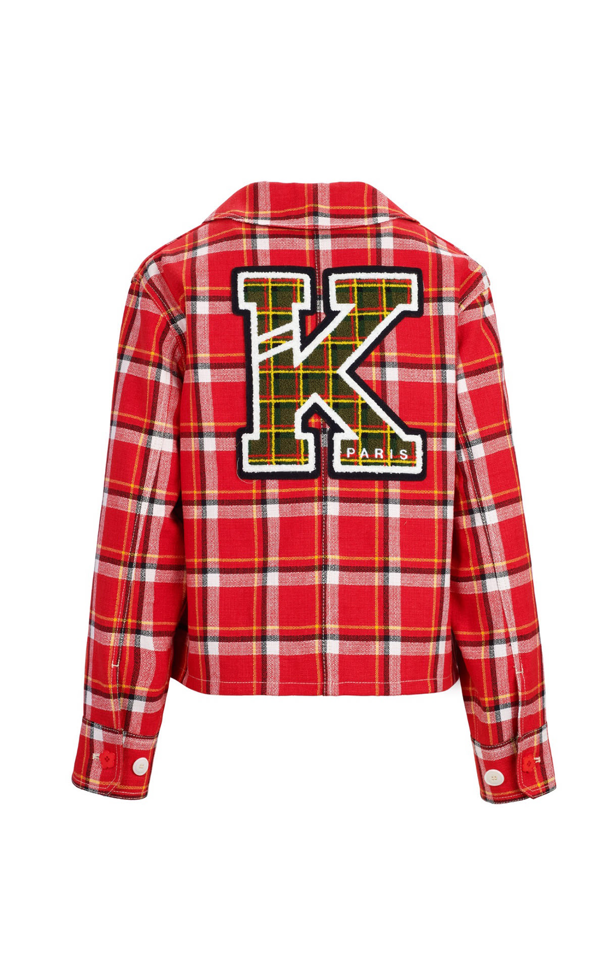 Red checkered jacket  Kenzo outlet barcelona la roca village