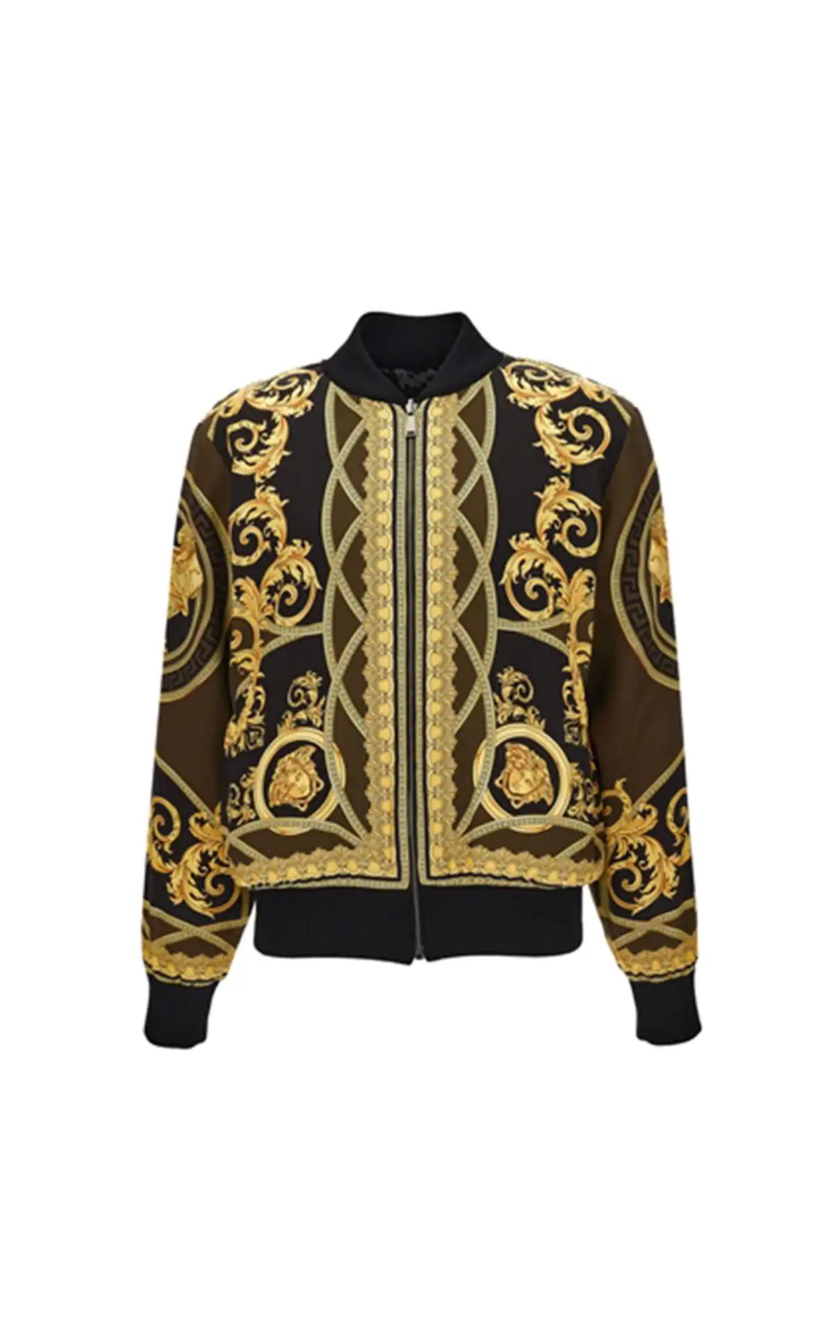 Versace Pull en maille Coupe des Dieux avec fermeture éclair La Vallée Village