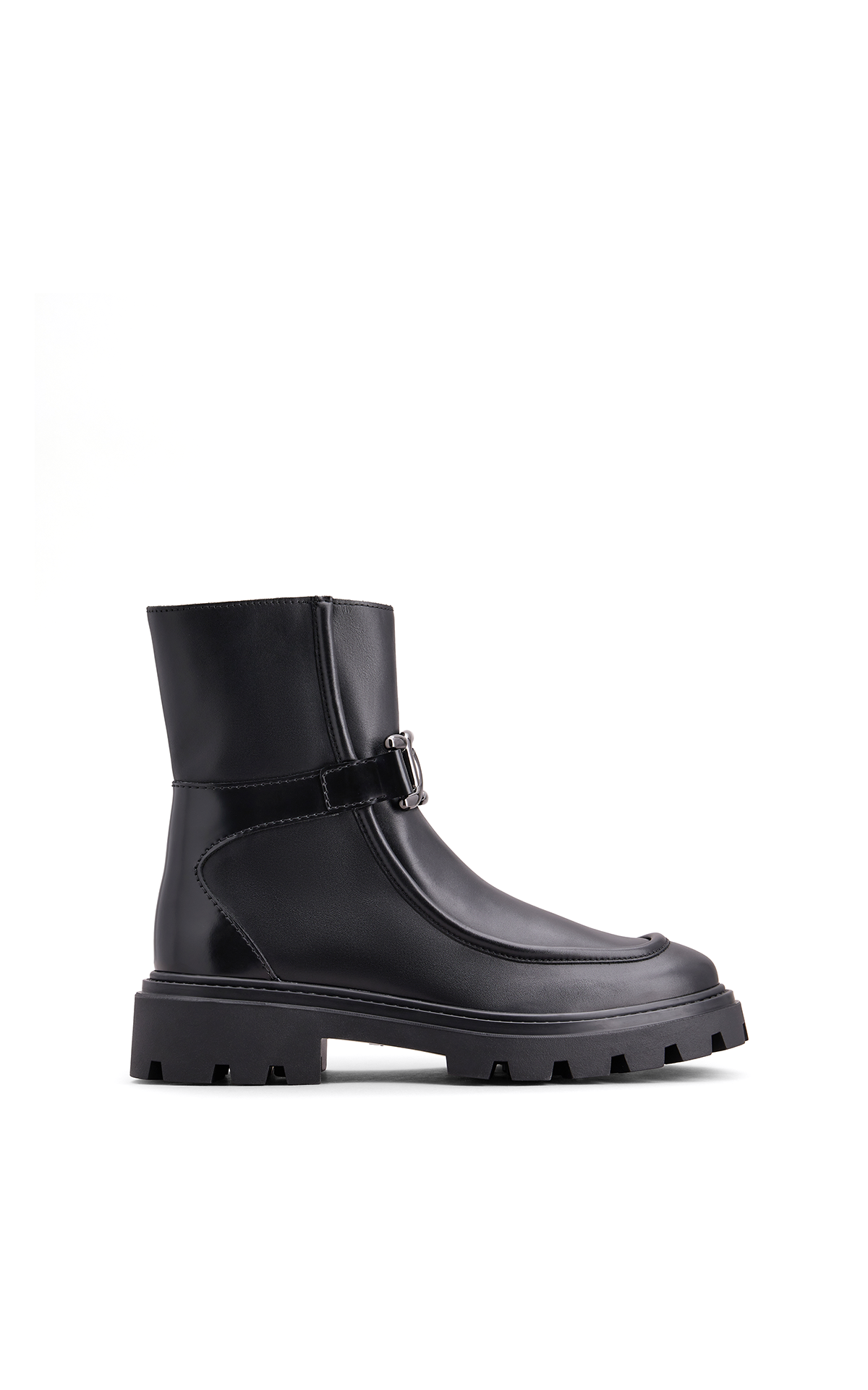 Tod's black Leather ankle boots La Vallée Village