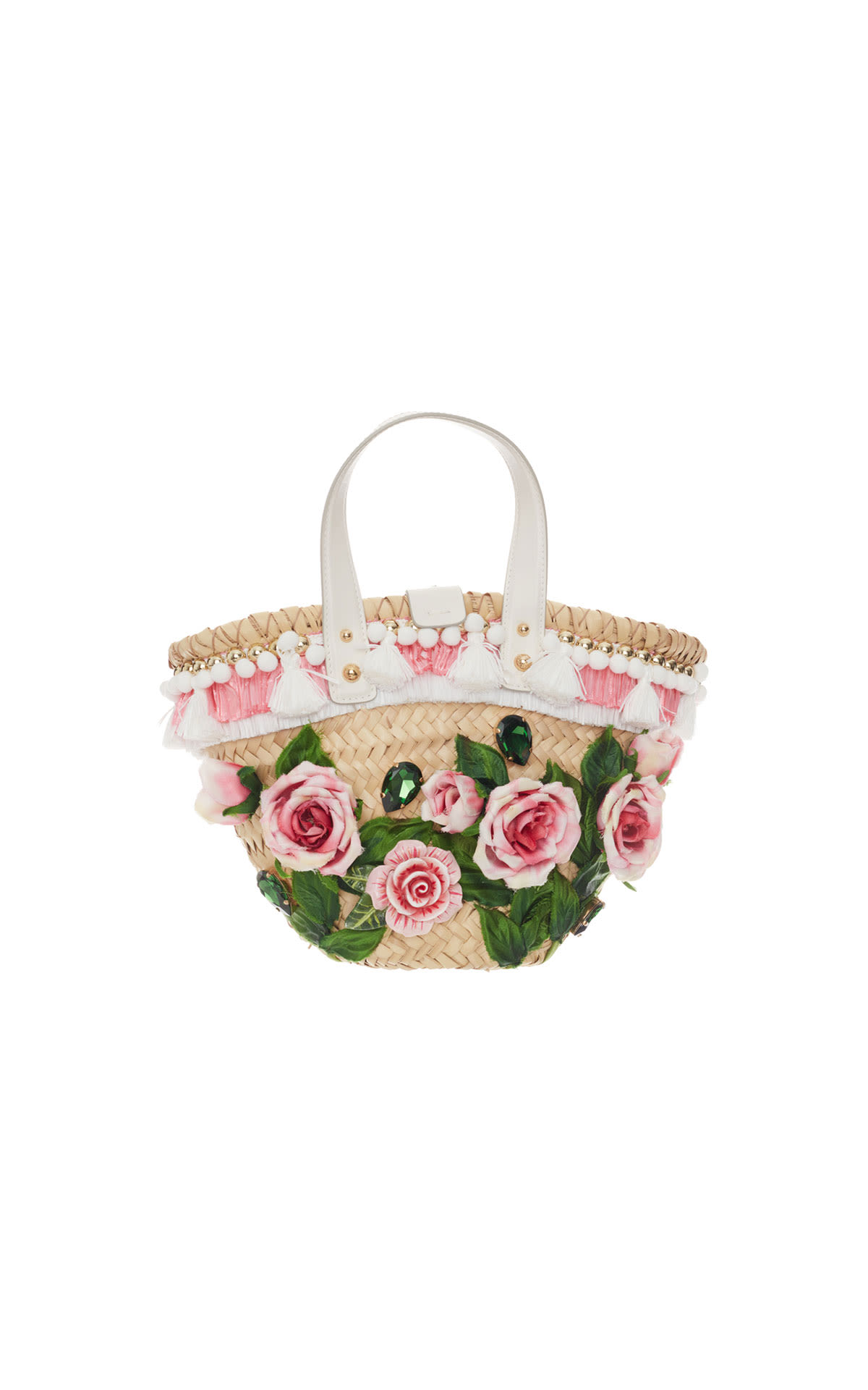 Dolce & Gabbana Roses straw bag from Bicester Village