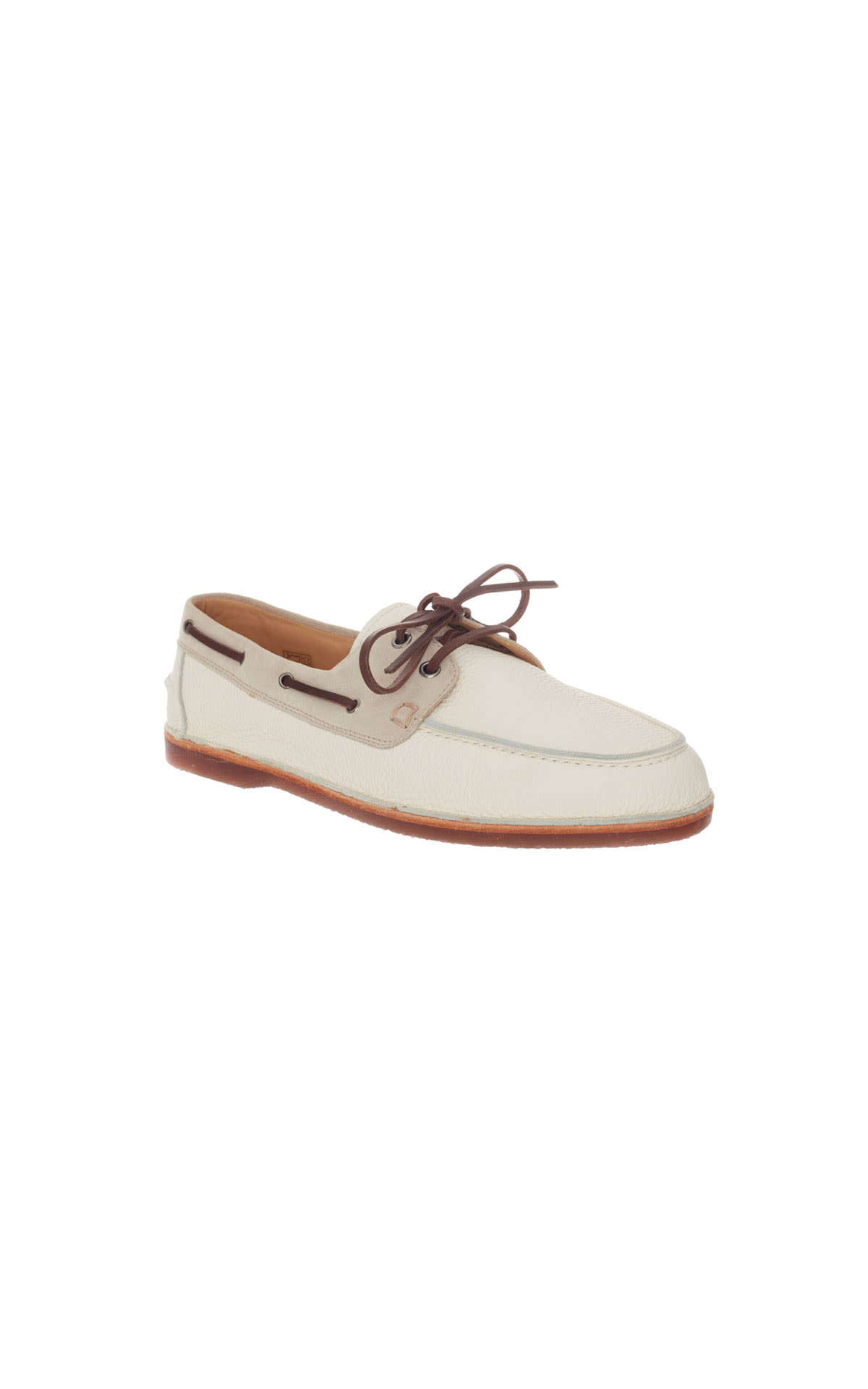 Brunello Cucinelli Leather boat shoe from Bicester Village