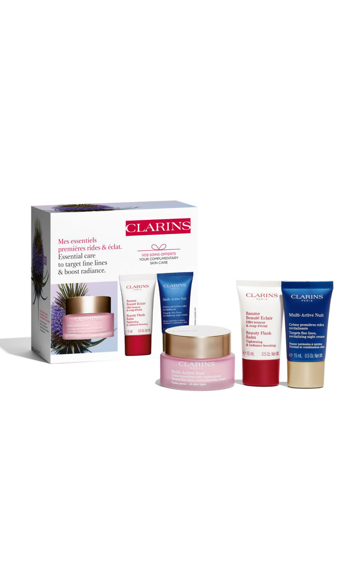 Clarins Multi active collection from Bicester Village