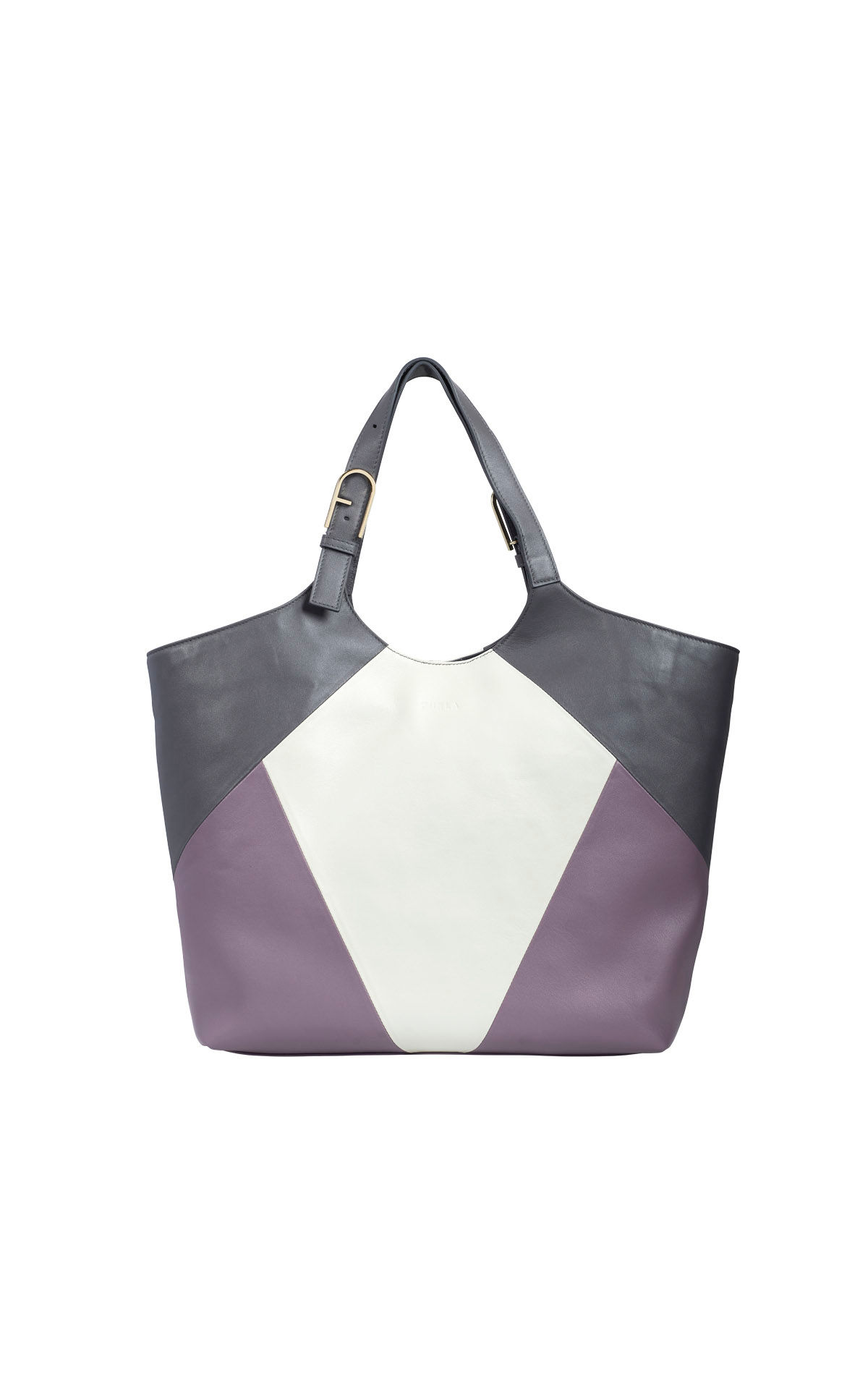 Tricolor leather bag furla outlet barcelona la roca village