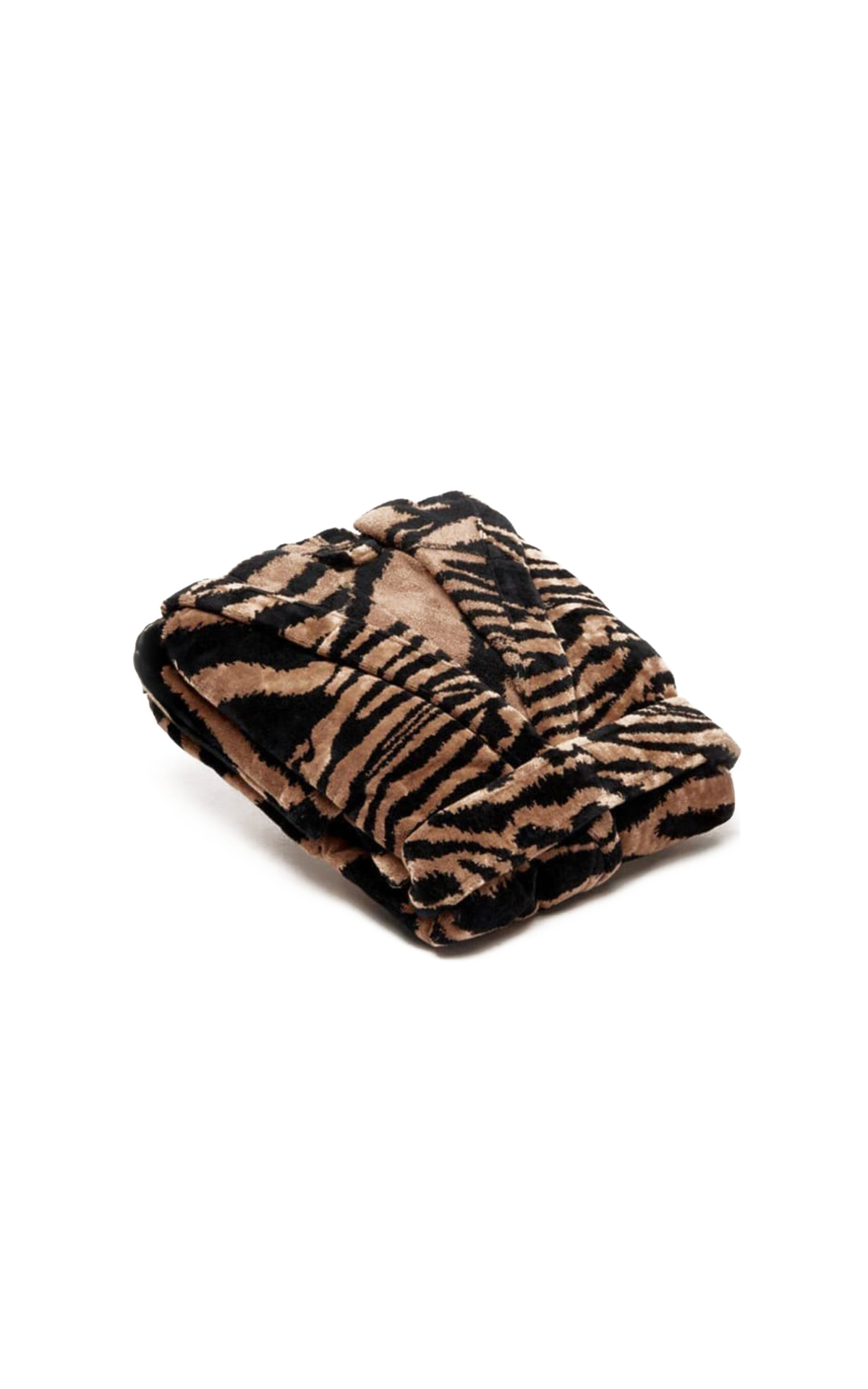 CALEFFI brown and black bathrobe