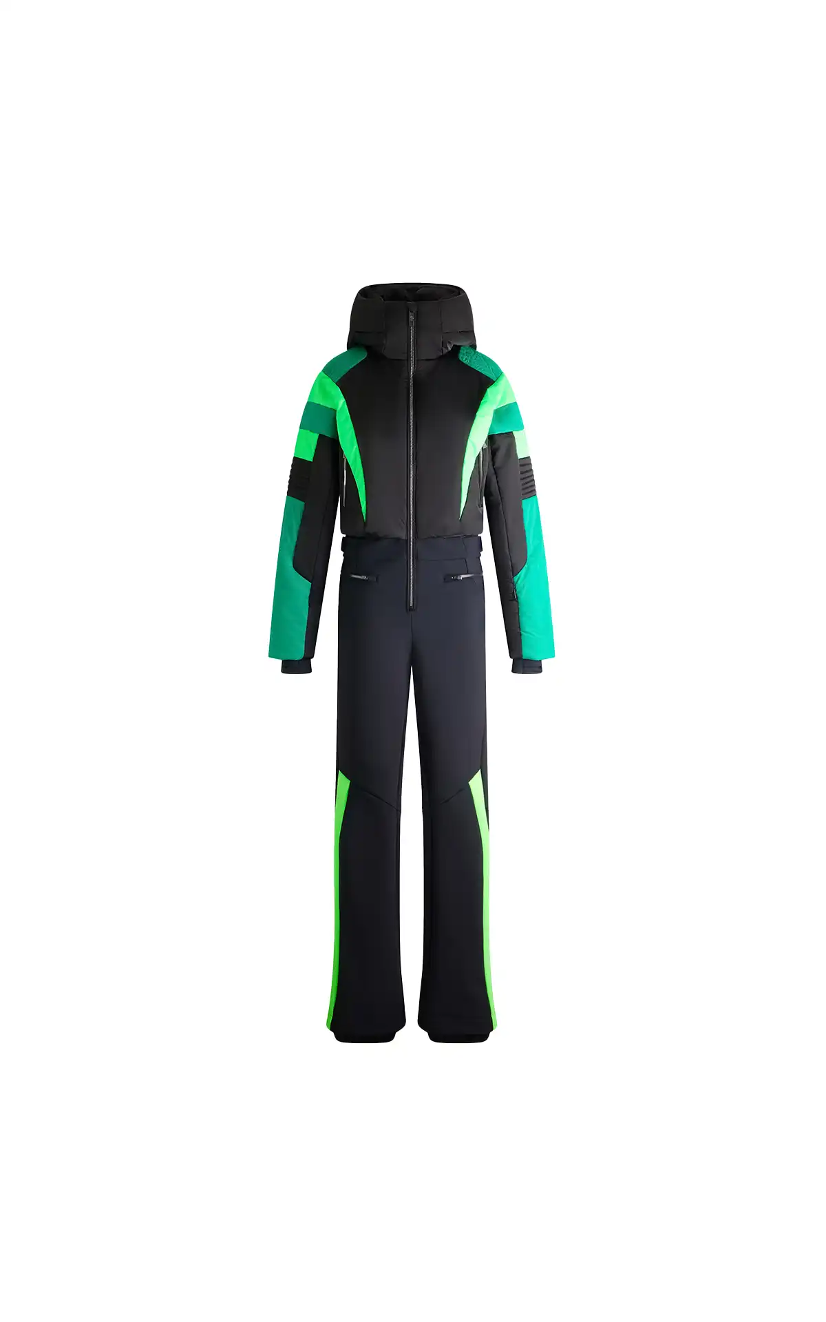 Fusalp women black and green JULIENNE ski suit La Vallée Village