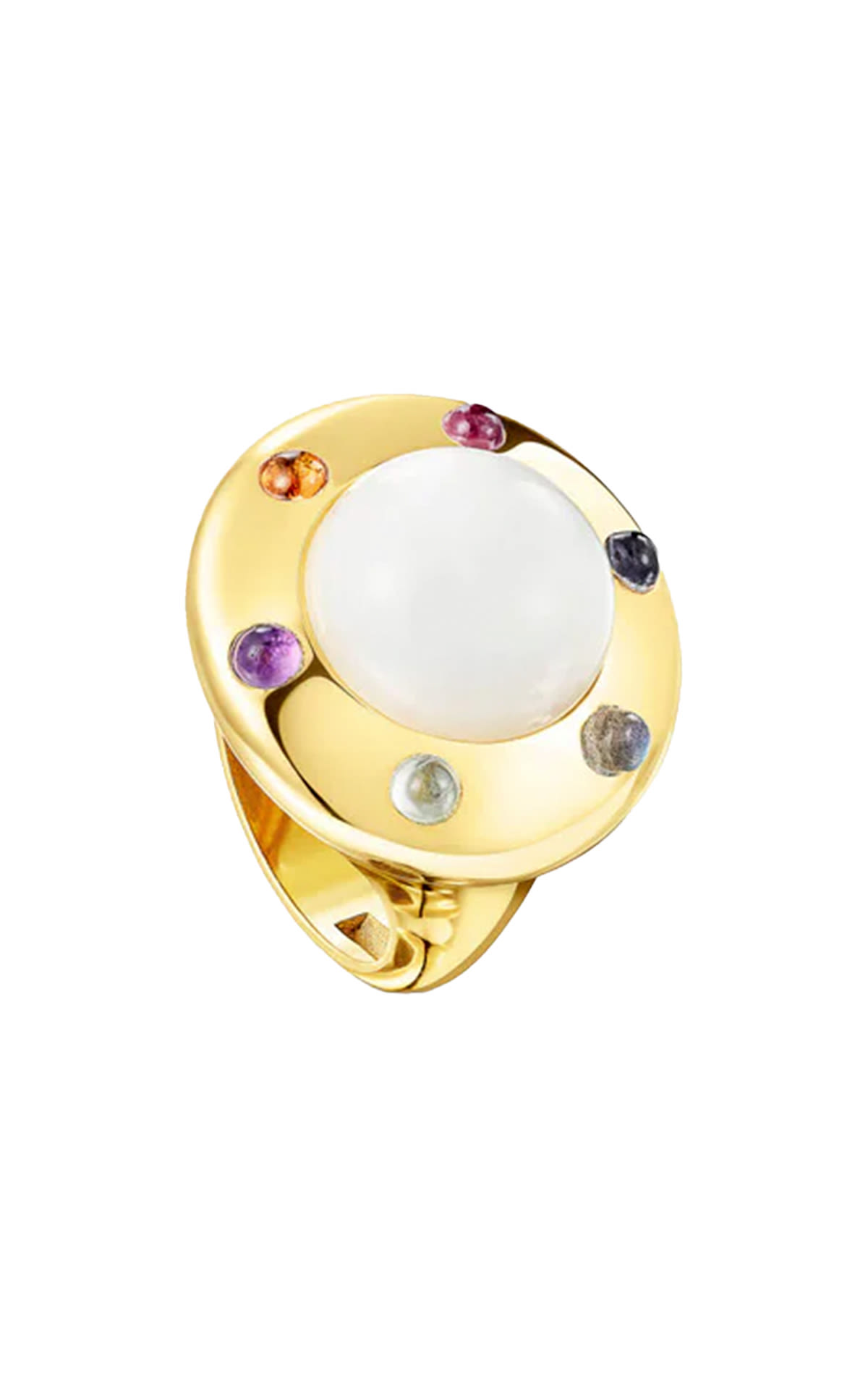 Ring with colored diamonds Tous