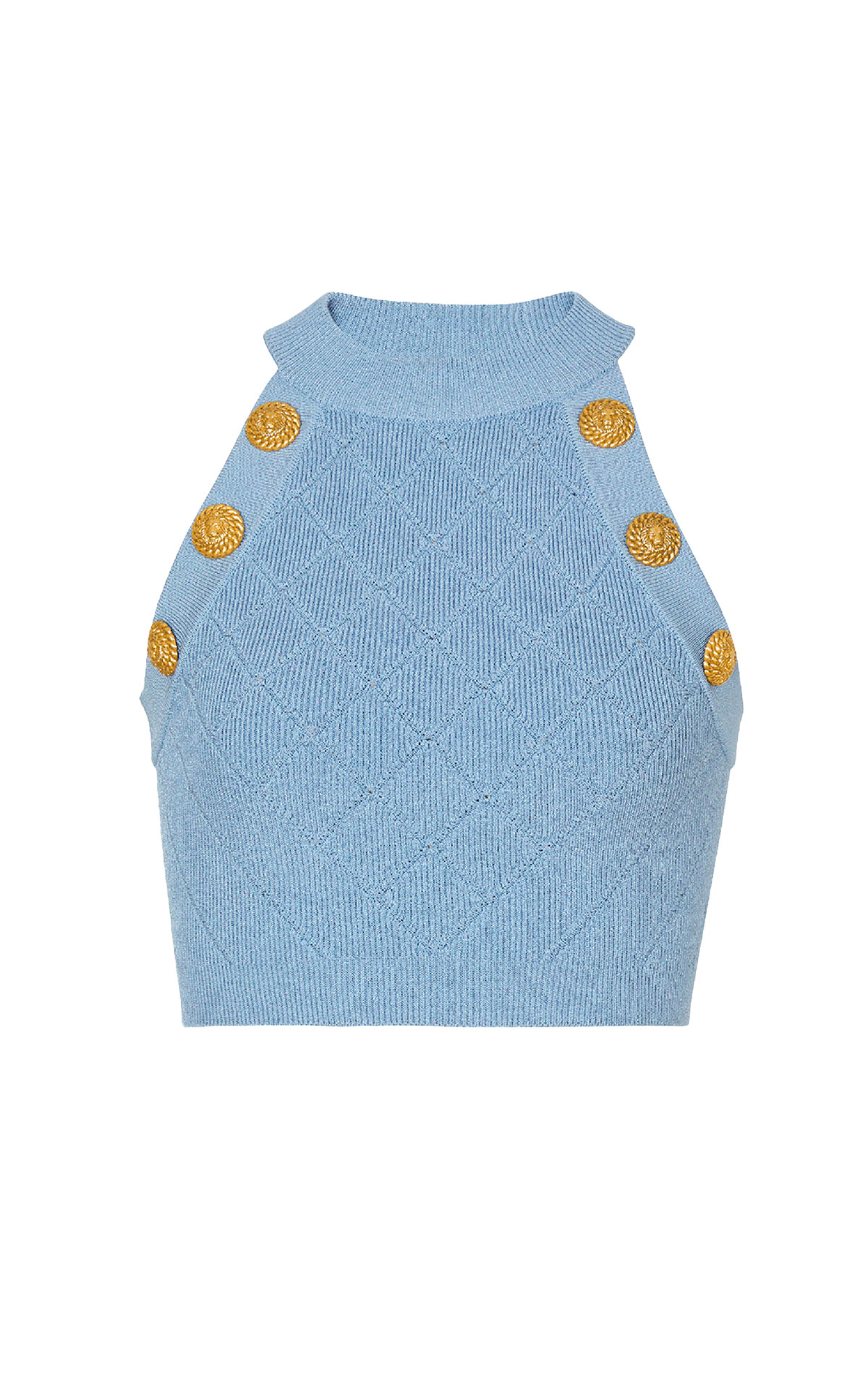 Balmain Knit cropped top from Bicester Village