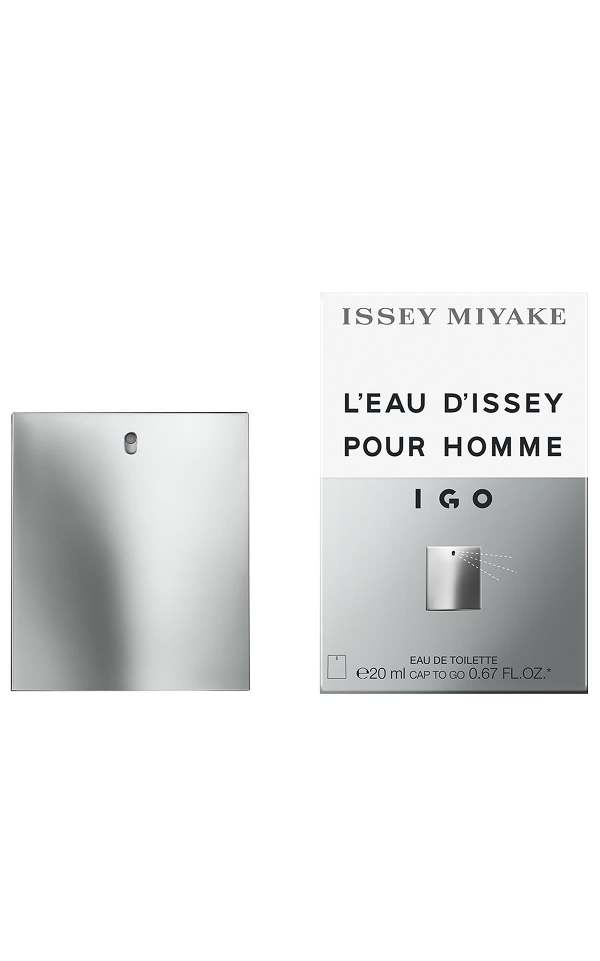 Beaute Prestige International Issey Miyake L'Eau d'Issey pour homme IGO EDT travel cap 20ml from Bicester Village
