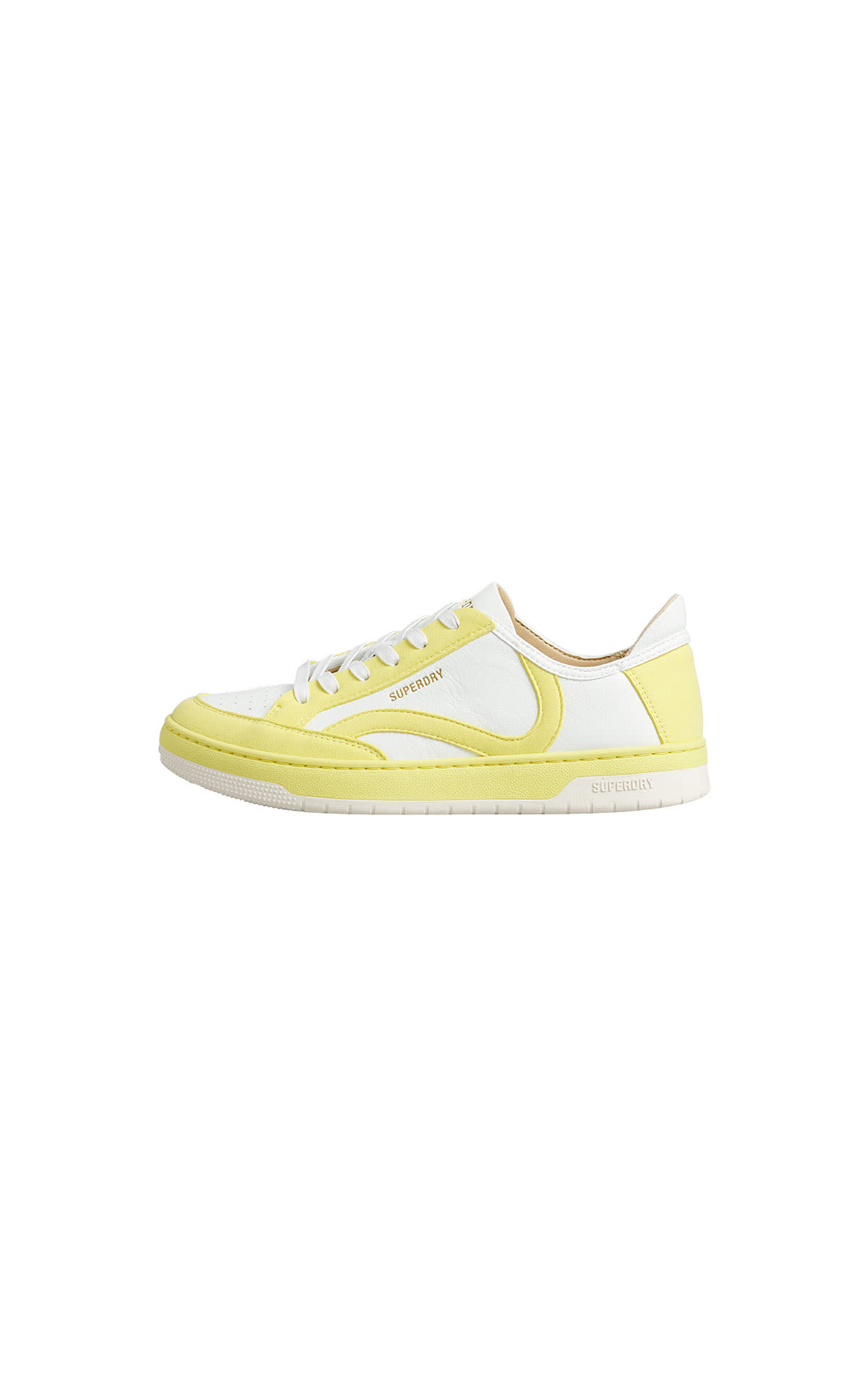 Superdry White and lime trainers womens from Bicester Village