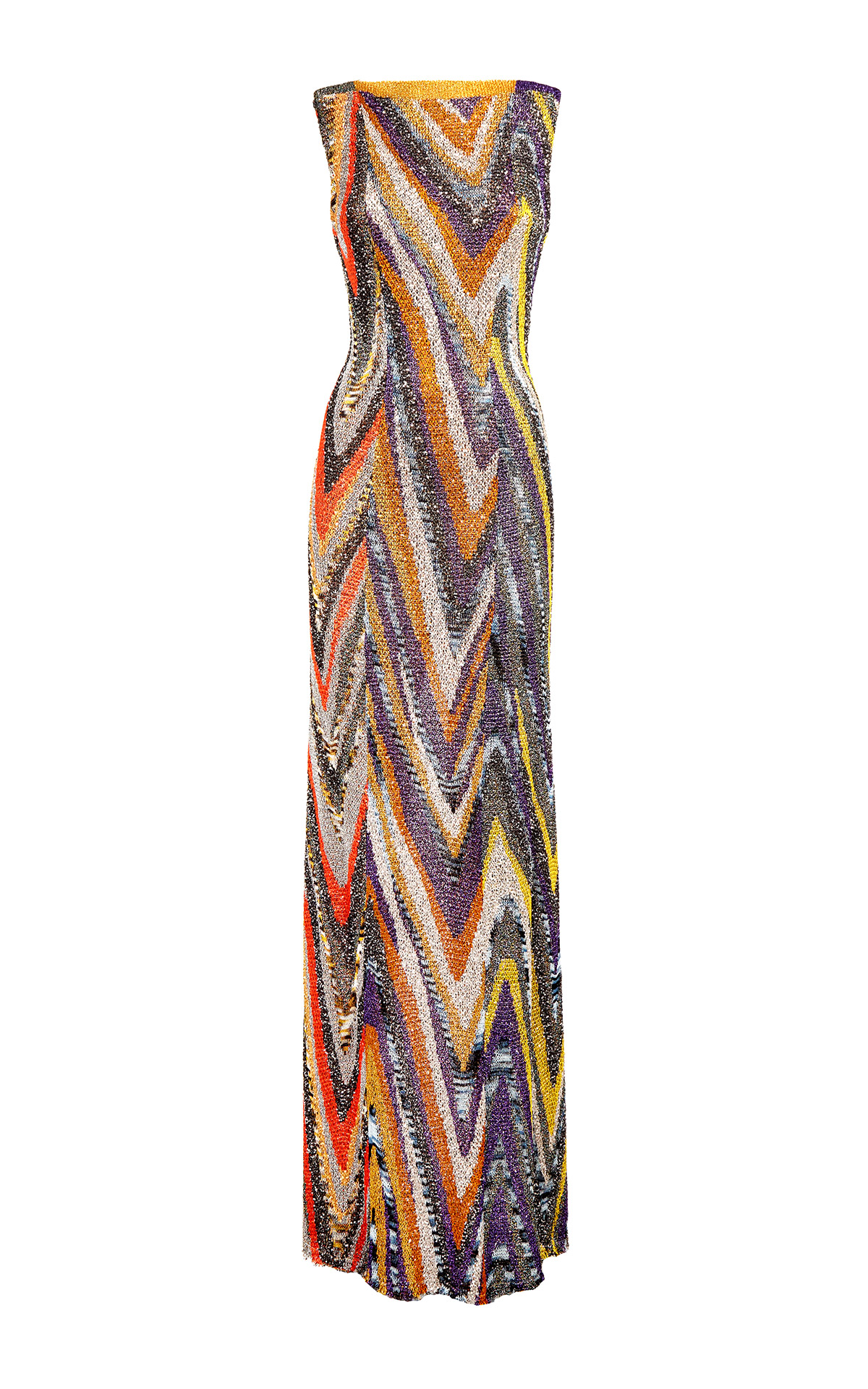 MIssoni Long sleeveless knitted lace dress
