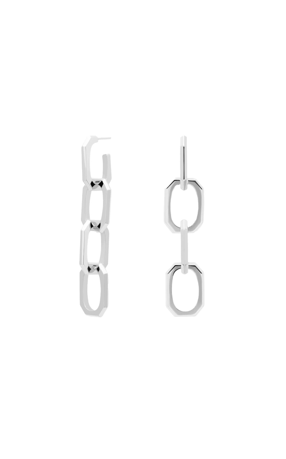 Long silver earrings pdpaola outlet
