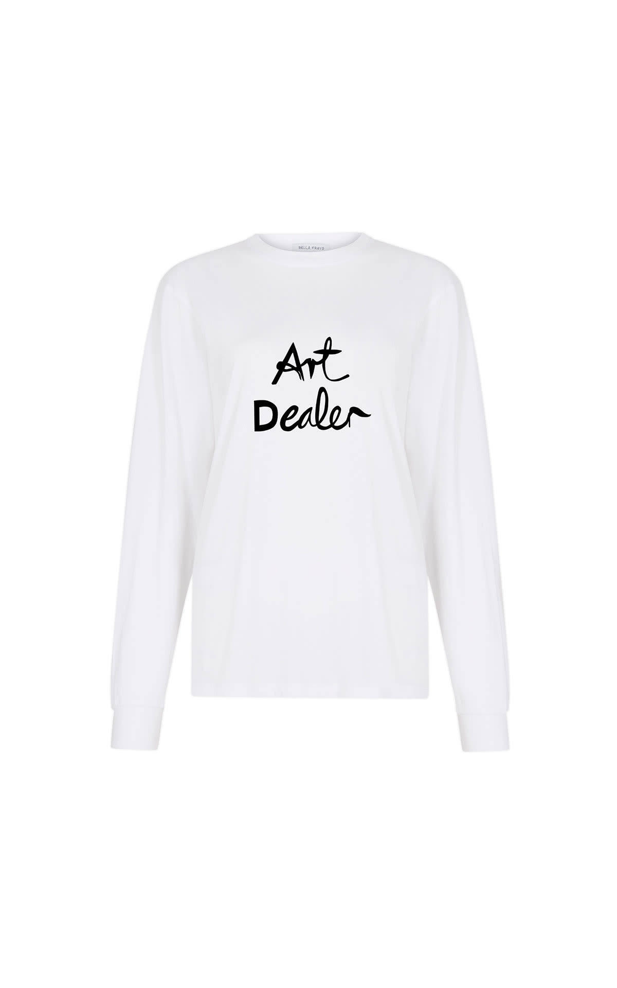 Bella Freud Art dealer white long sleeve from Bicester Village