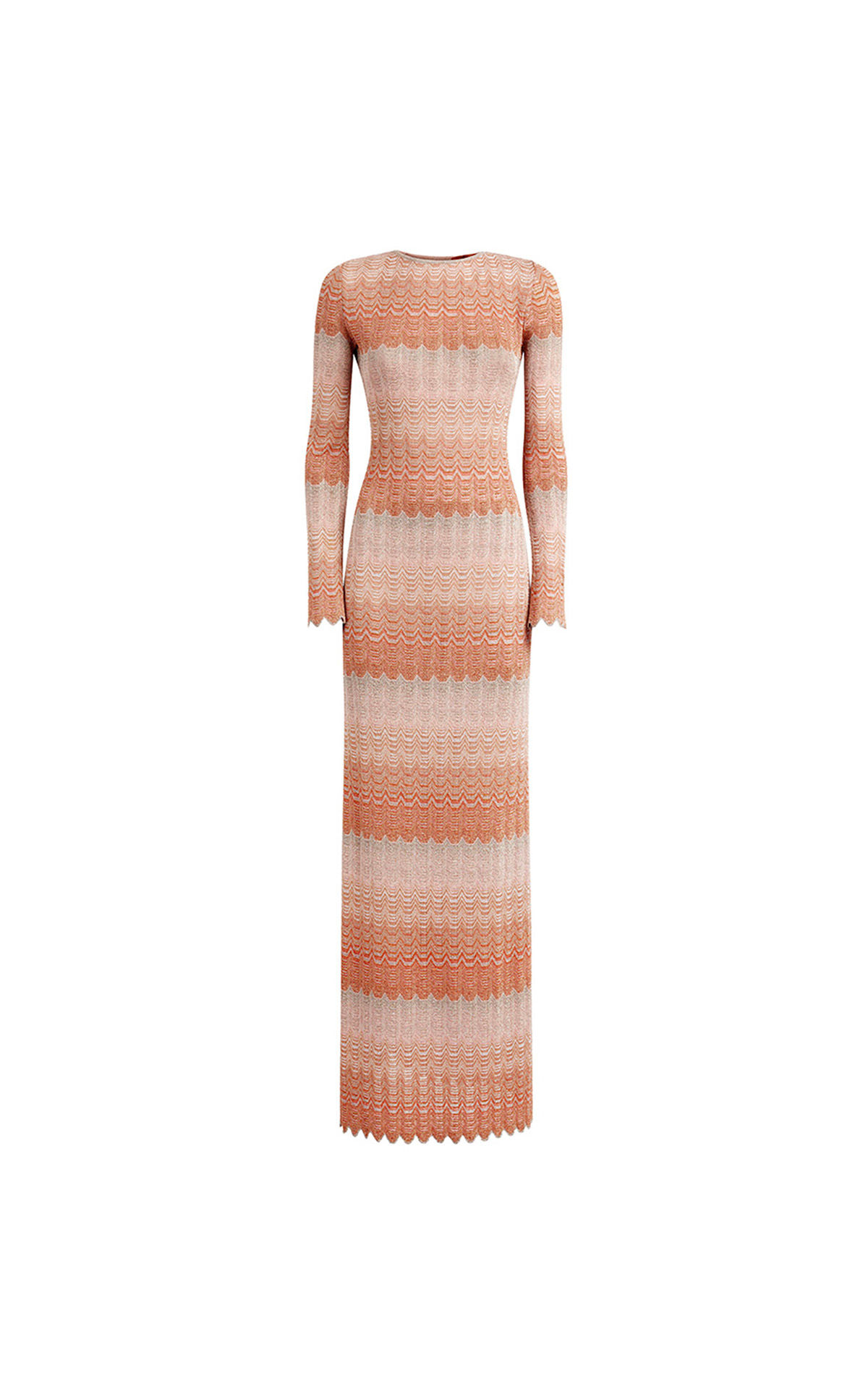 Missoni long pink dress