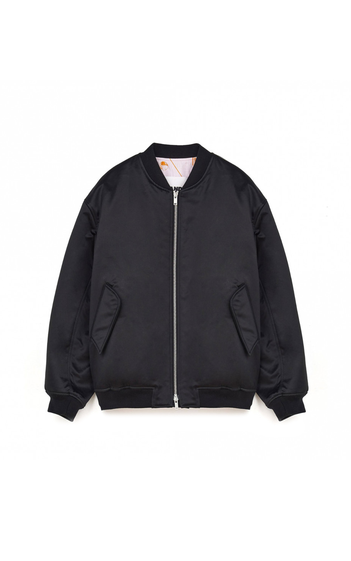 JIL SANDER black bomber jacket