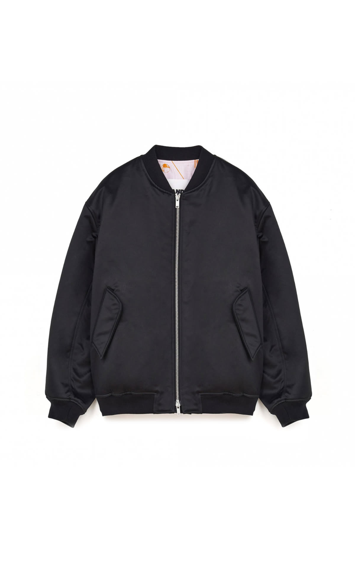 JIL SANDER black bomber jacket